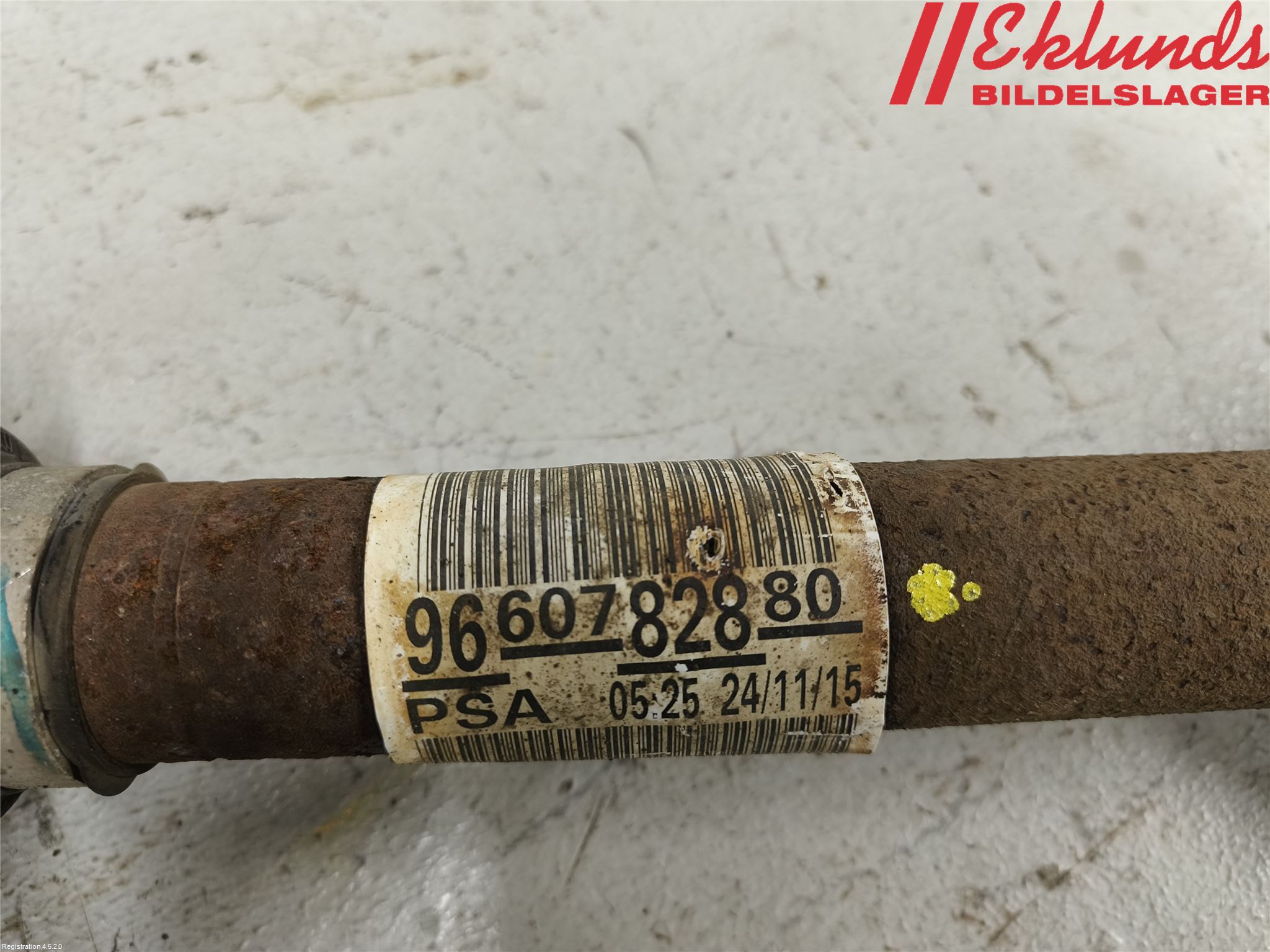 Citroen BERLINGO 08-18 Drivaxel Fram Höger