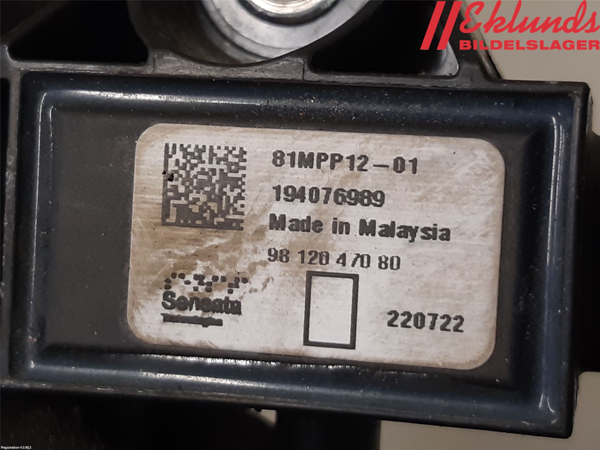 Peugeot 2008/E-2008 20- Sensor Avgas