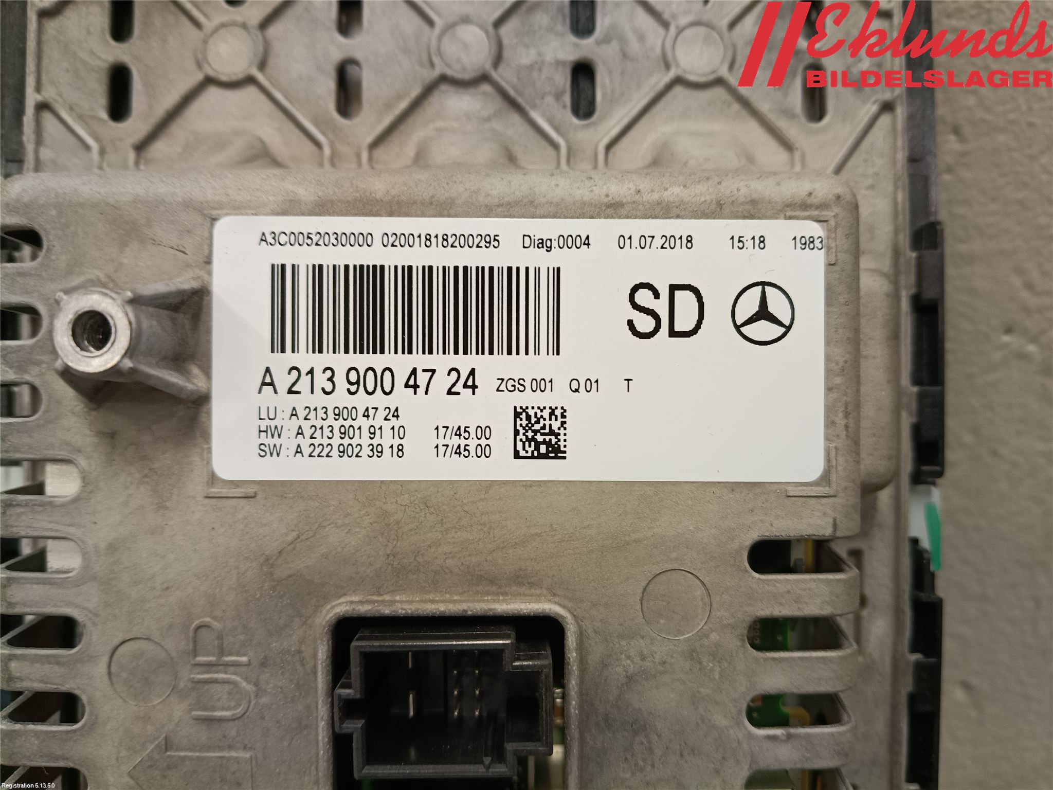 Mercedes-Benz MB E-KLASS (W213) 16-23 Multifunktionsdisplay