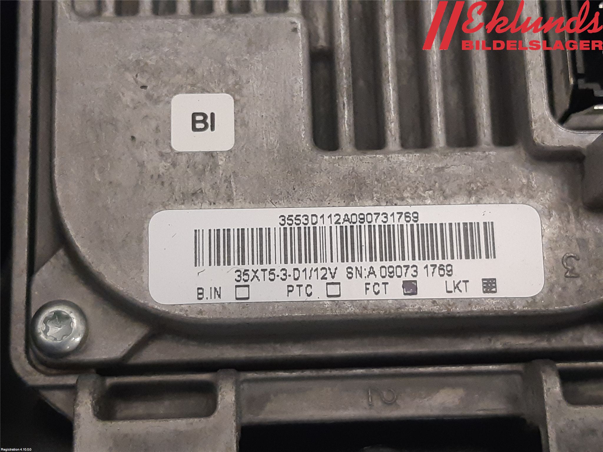 Ford MONDEO 07-15 Styrenhet Strålkastare