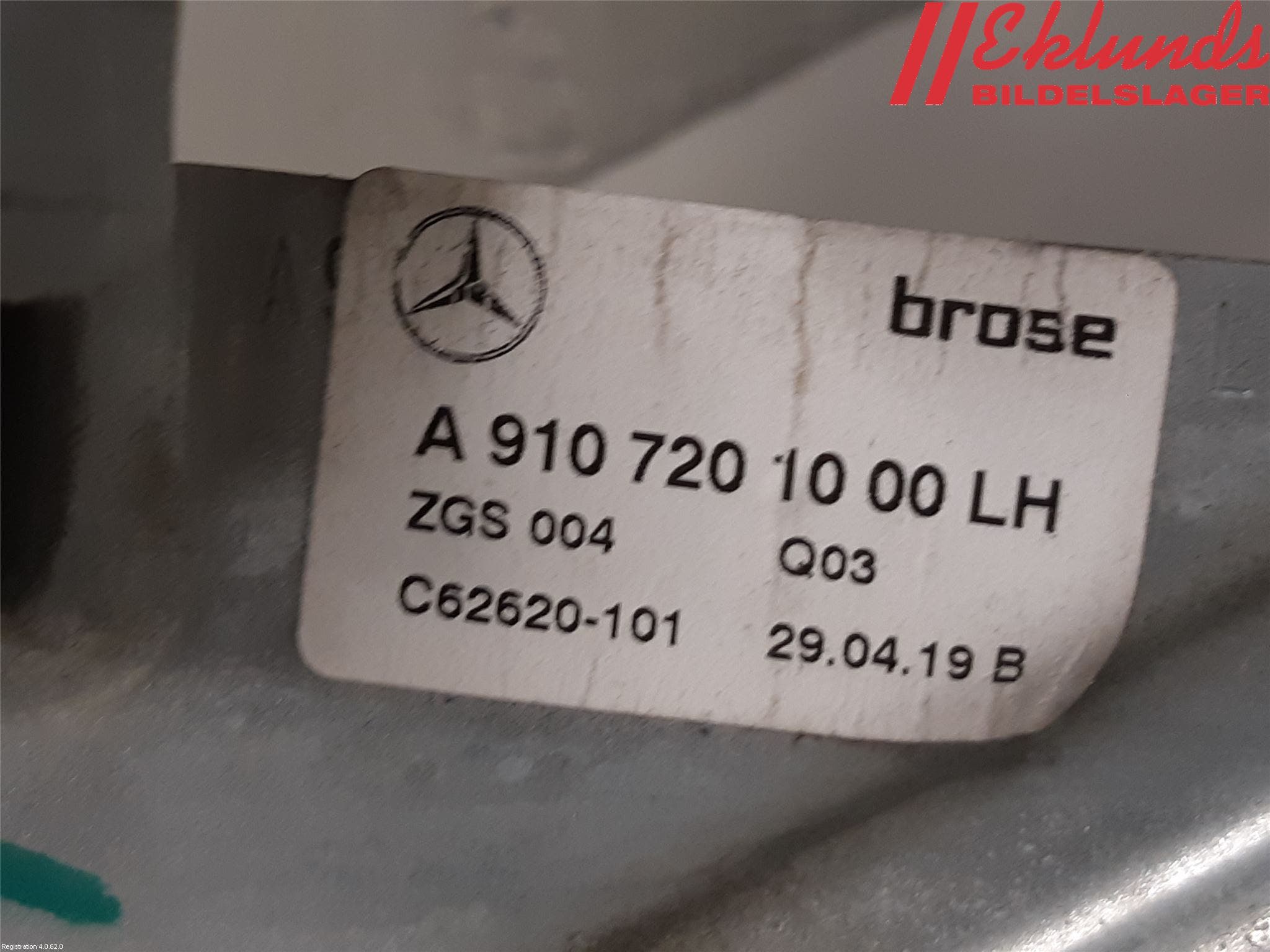 Mercedes-Benz MB SPRINTER (W907/W910) 19- Fönsterhiss El Kompl