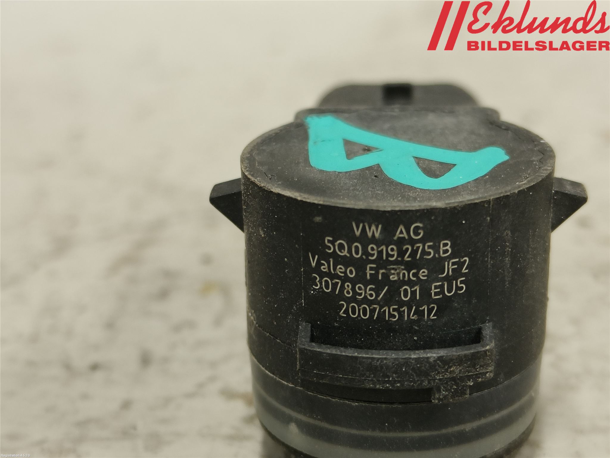 Volkswagen VW PASSAT 15-19 Parkeringshjälp Backsensor
