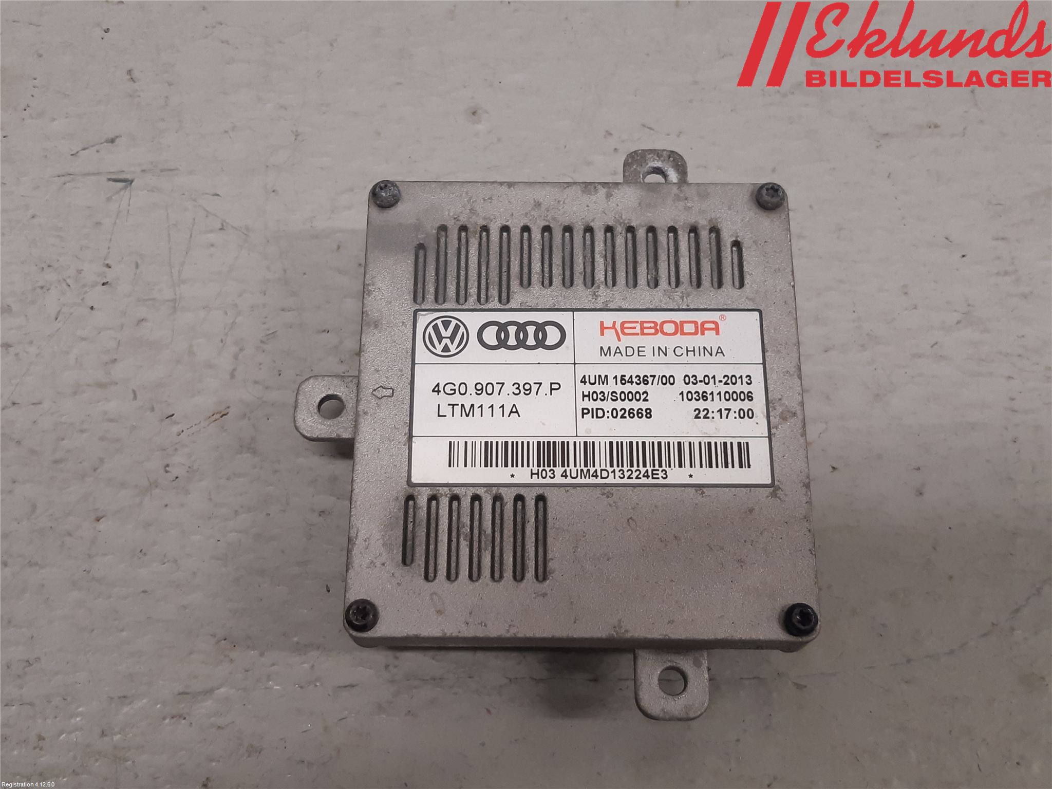 Audi A3/S3 8V 13-20 Styrenhet Strålkastare