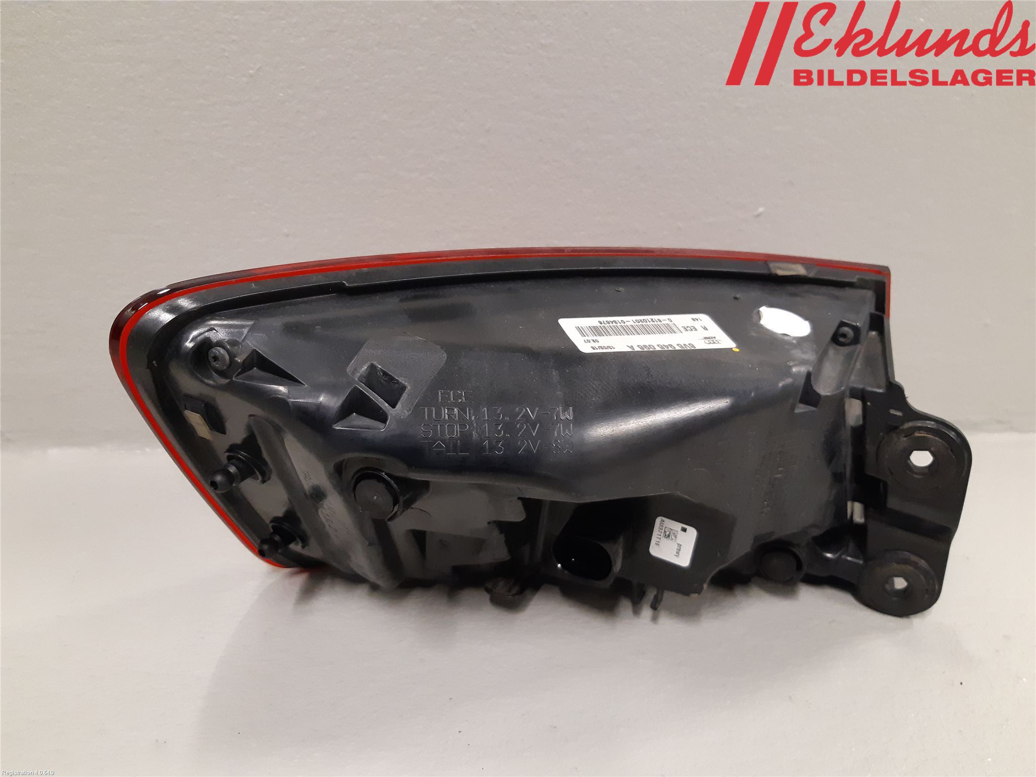 Audi A3/S3 8V 13-20 Bakljus Höger