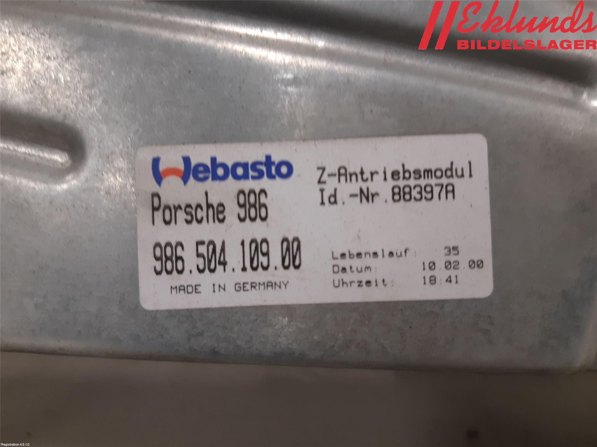 Porsche BOXSTER 96- Spoiler Baklucka