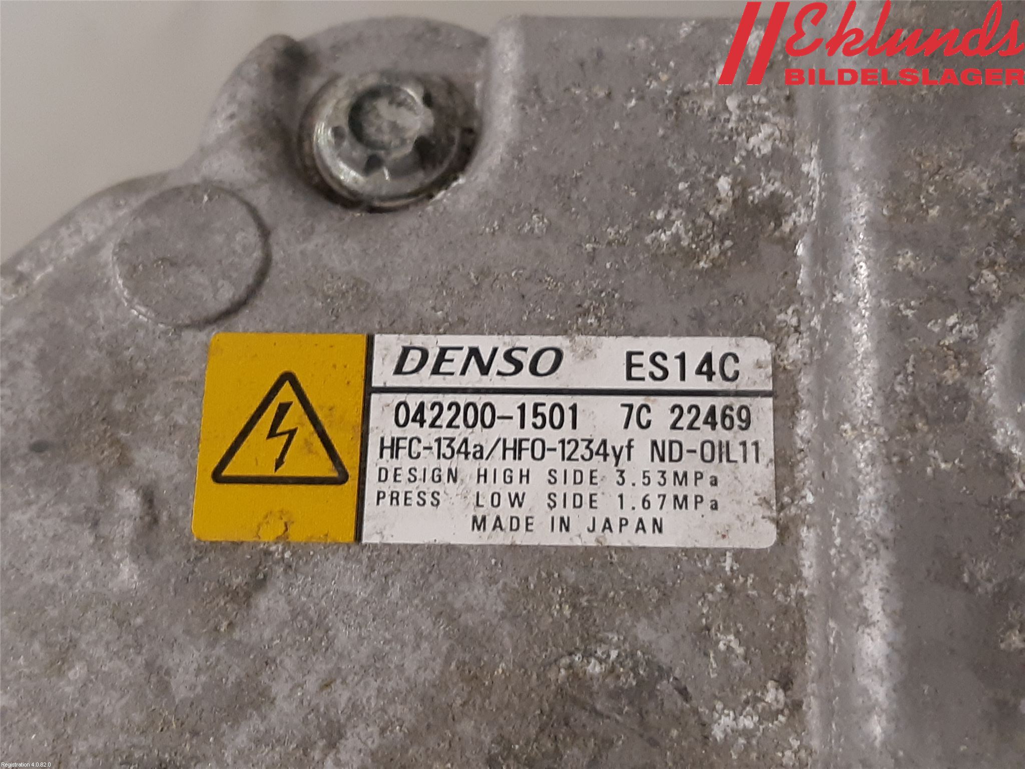 Toyota YARIS XP130 15-20 Ac Kompressor