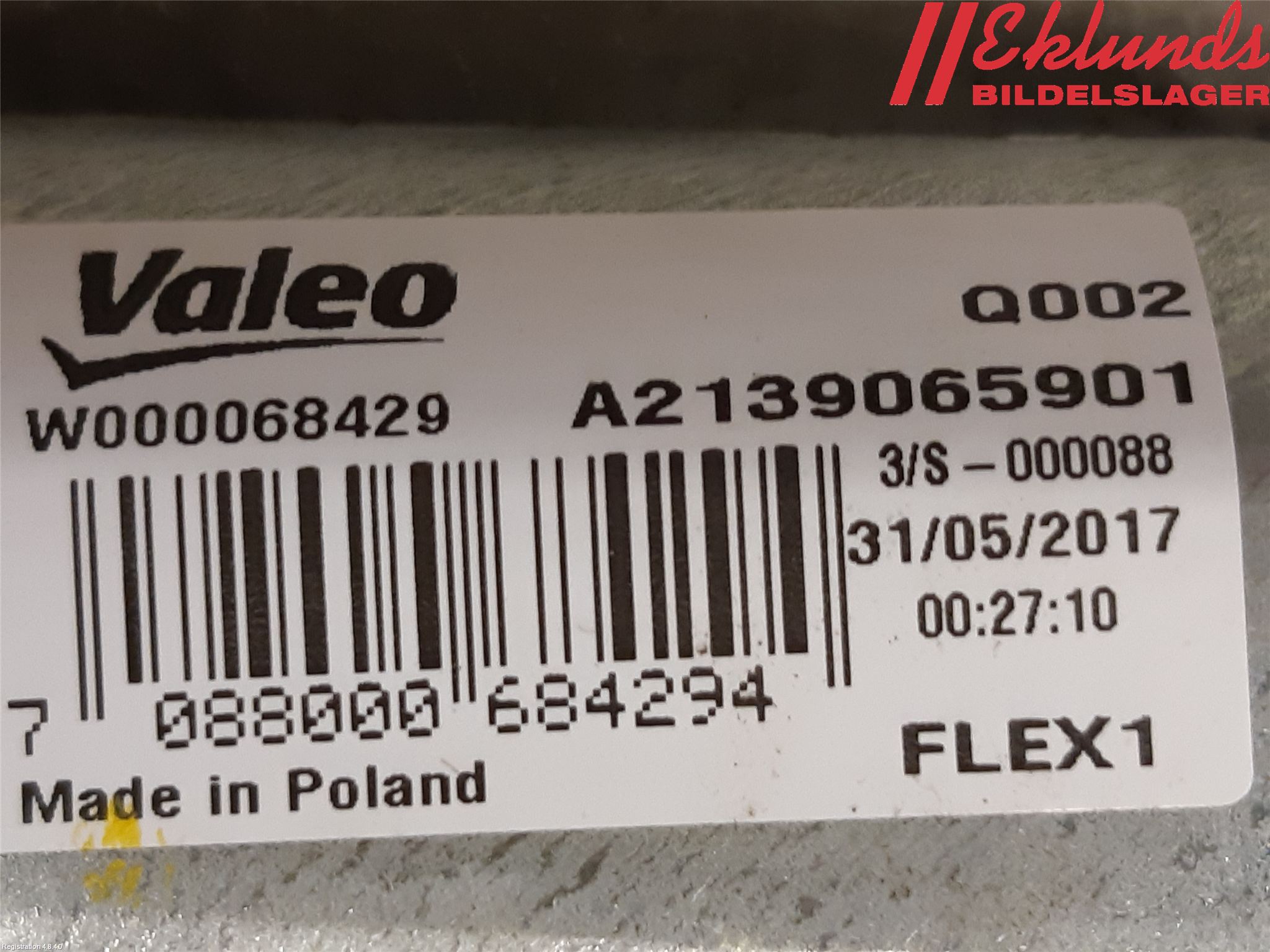 Mercedes-Benz MB E-KLASS (W213) 16-23 Torkarmotor Baklucka