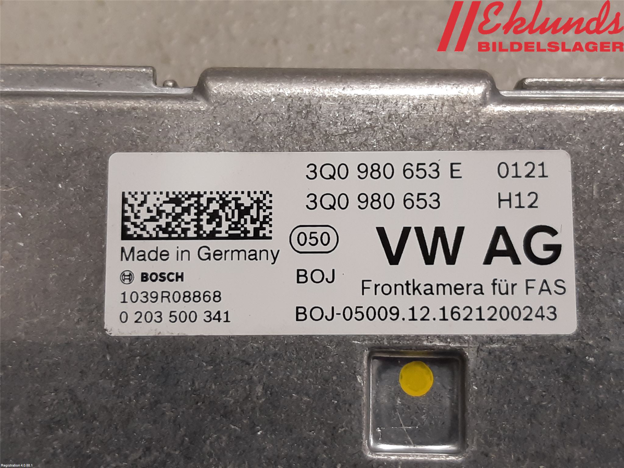 Volkswagen VW PASSAT 15-19 Sensor Aktivt Kollisionsskydd