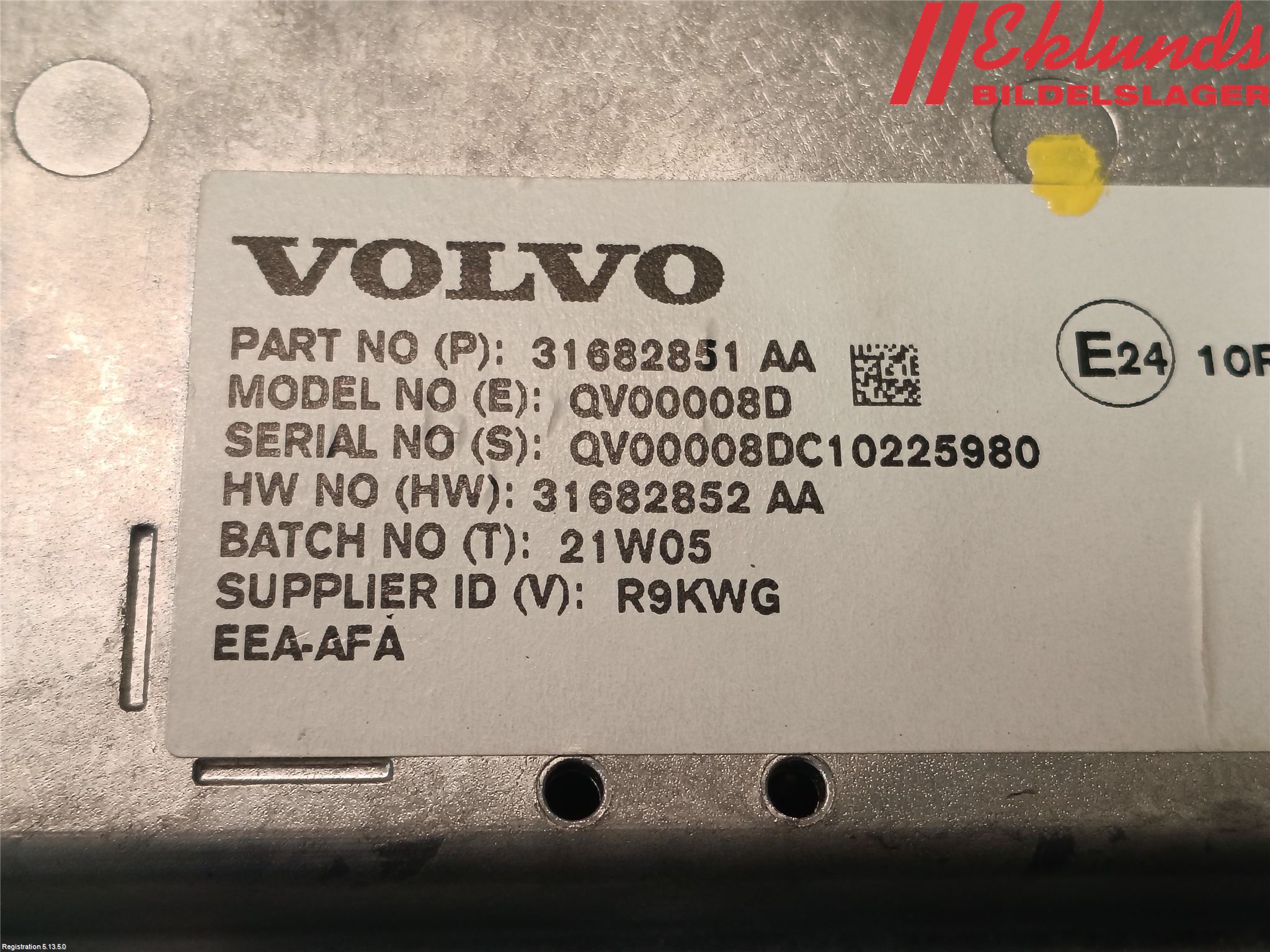 Volvo V90 CROSS COUNTRY 17->> Multifunktionsdisplay