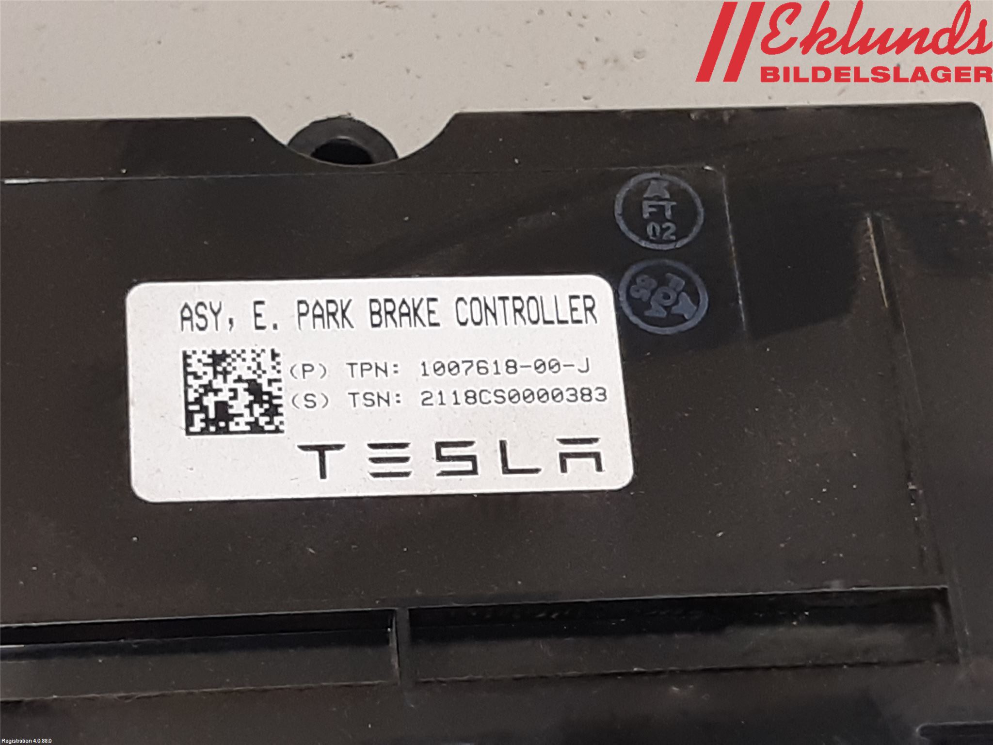 Tesla MODEL S 13- Styrenhet Parkbroms Epb