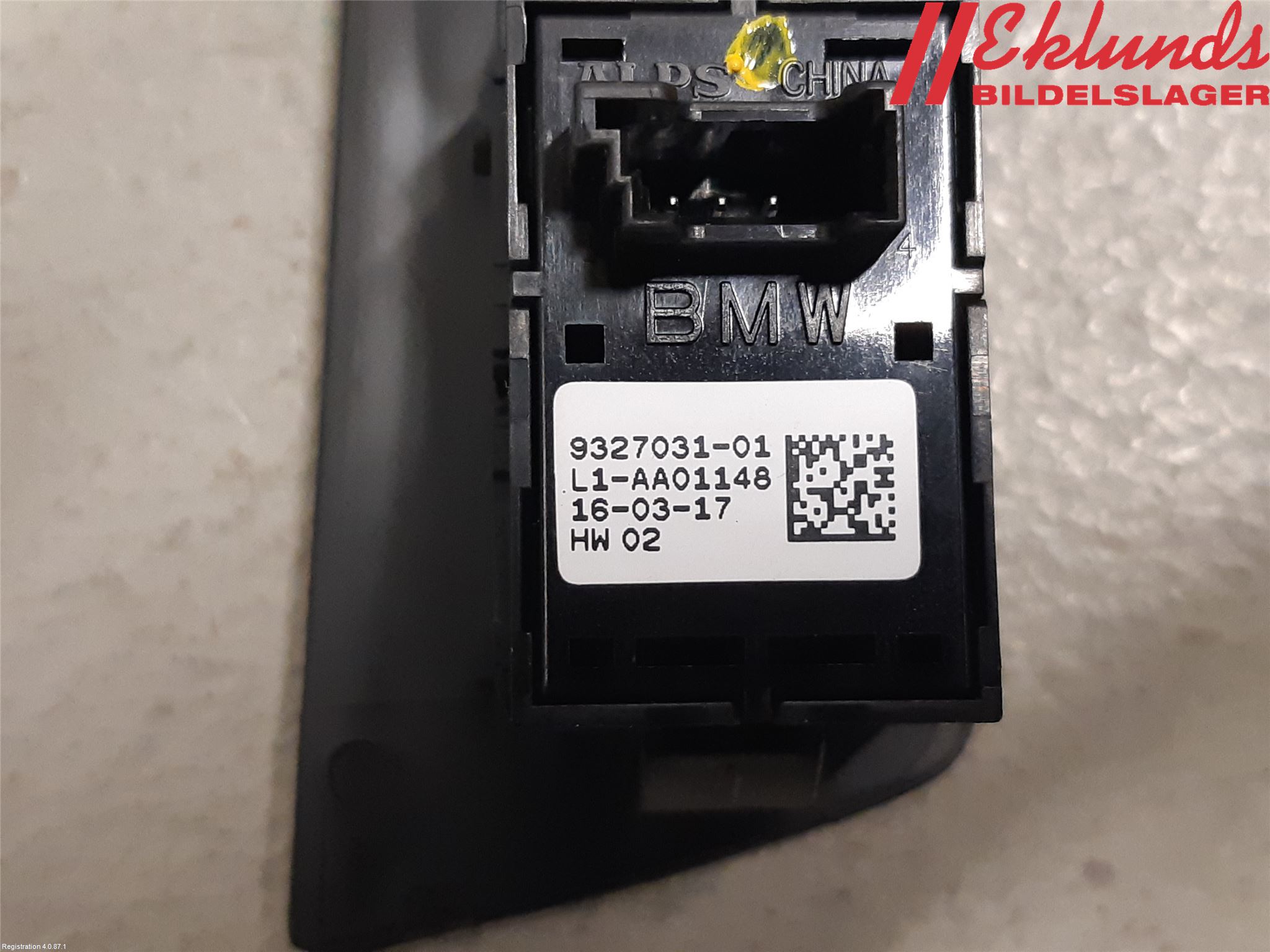 BMW 5 G30/G31/F90 17-23 Strömställare Elhiss