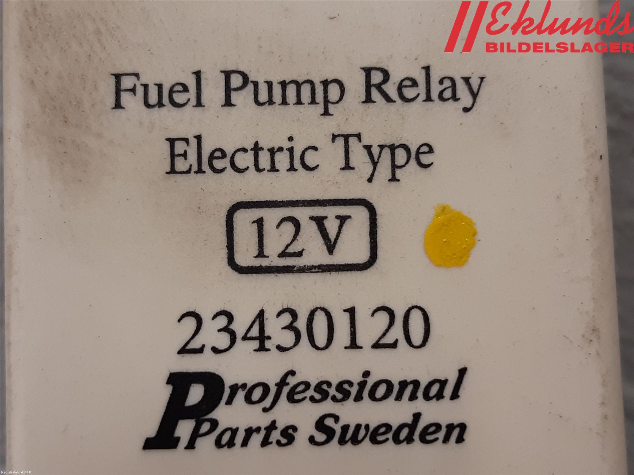 Volvo 740 88-92 Relä Bränslepump