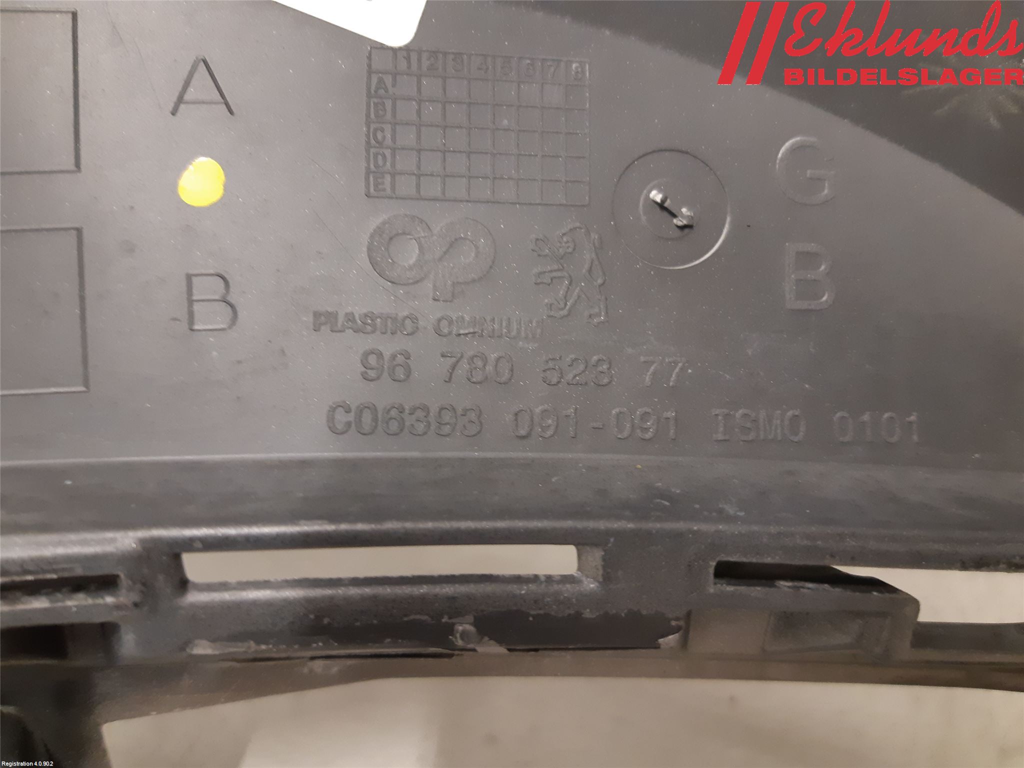Peugeot 2008 13-20 Stötfångardel Bak Hö