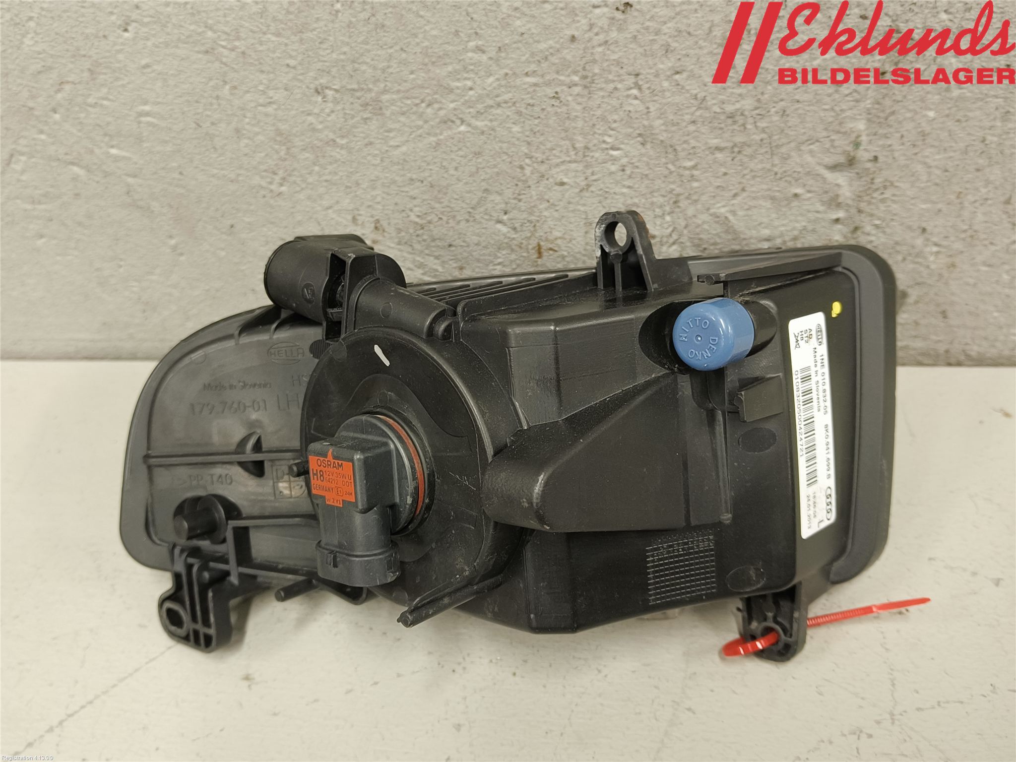 Audi A4 12-15 Dimljus-Varselljus Fram