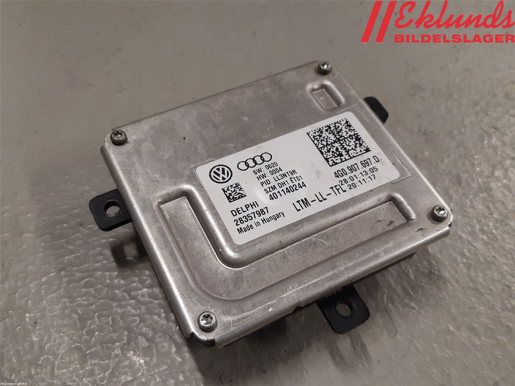 Audi A6/S6 4G 11-18 Styrenhet Strålkastare