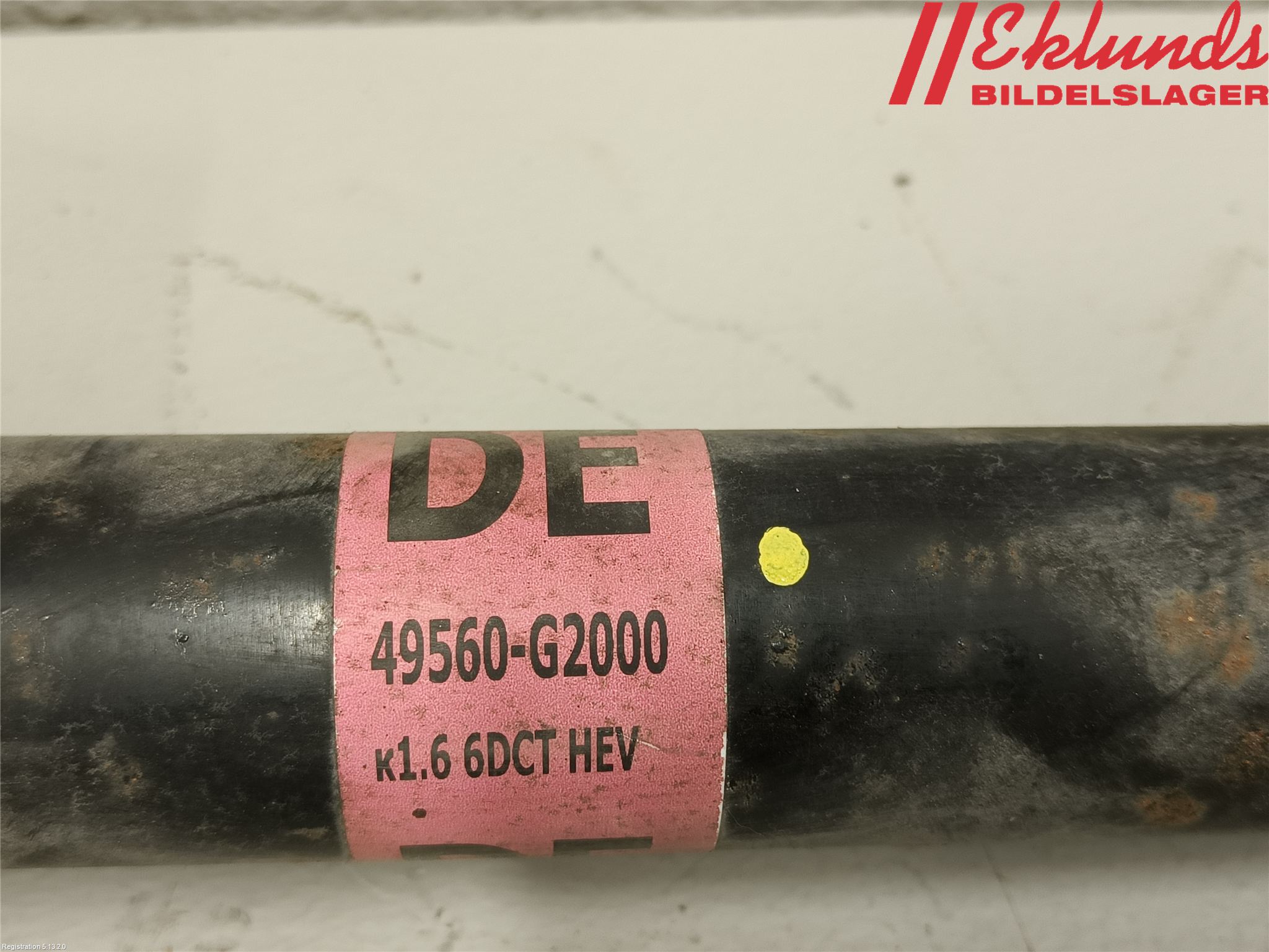 Kia NIRO (DE) 17-22 Drivaxel Fram Höger