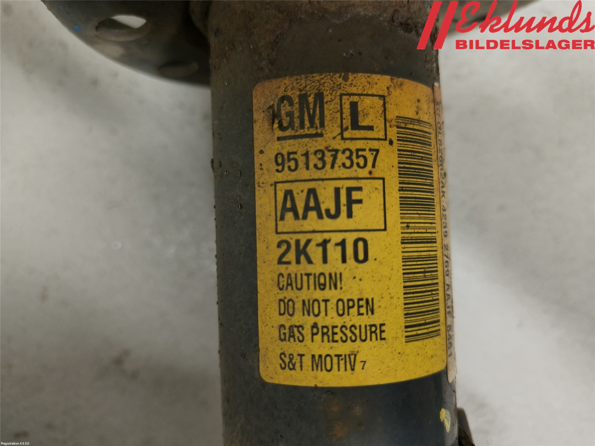 Opel MOKKA 13-20 Fjäderben Fram Vänster