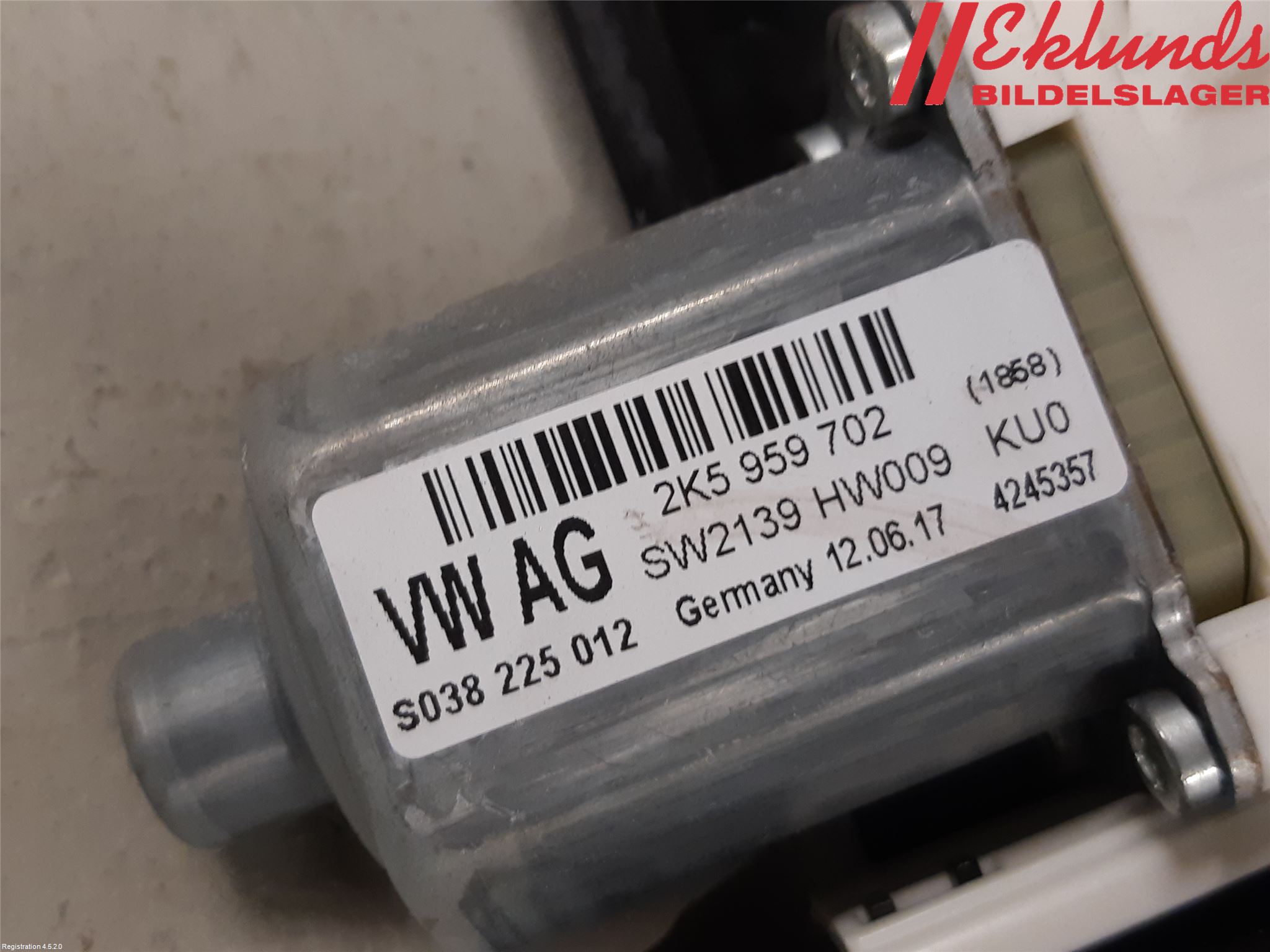 Volkswagen VW CADDY 16-20 Fönsterhiss El Kompl