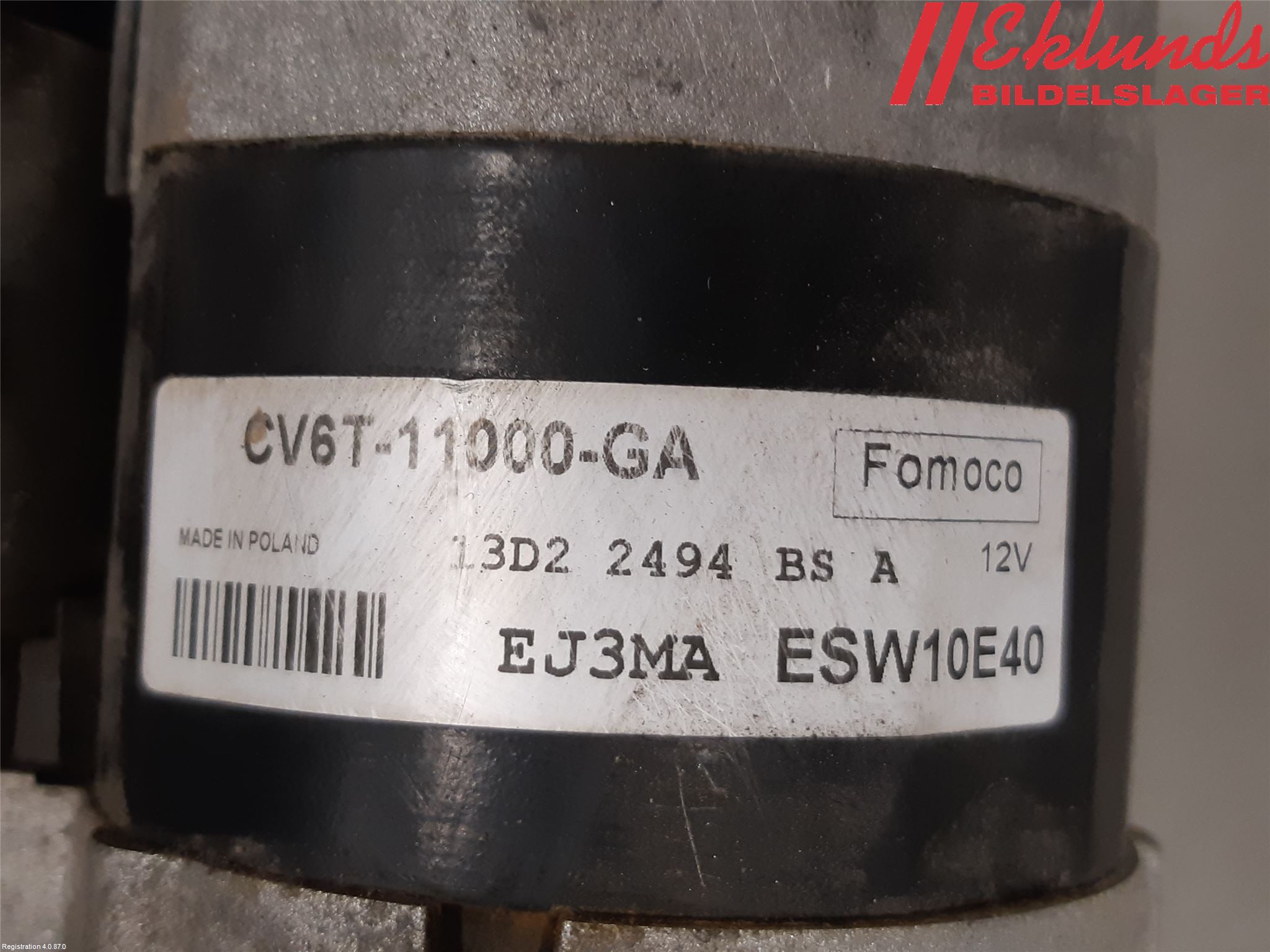 Ford FOCUS 11-14 Startmotor