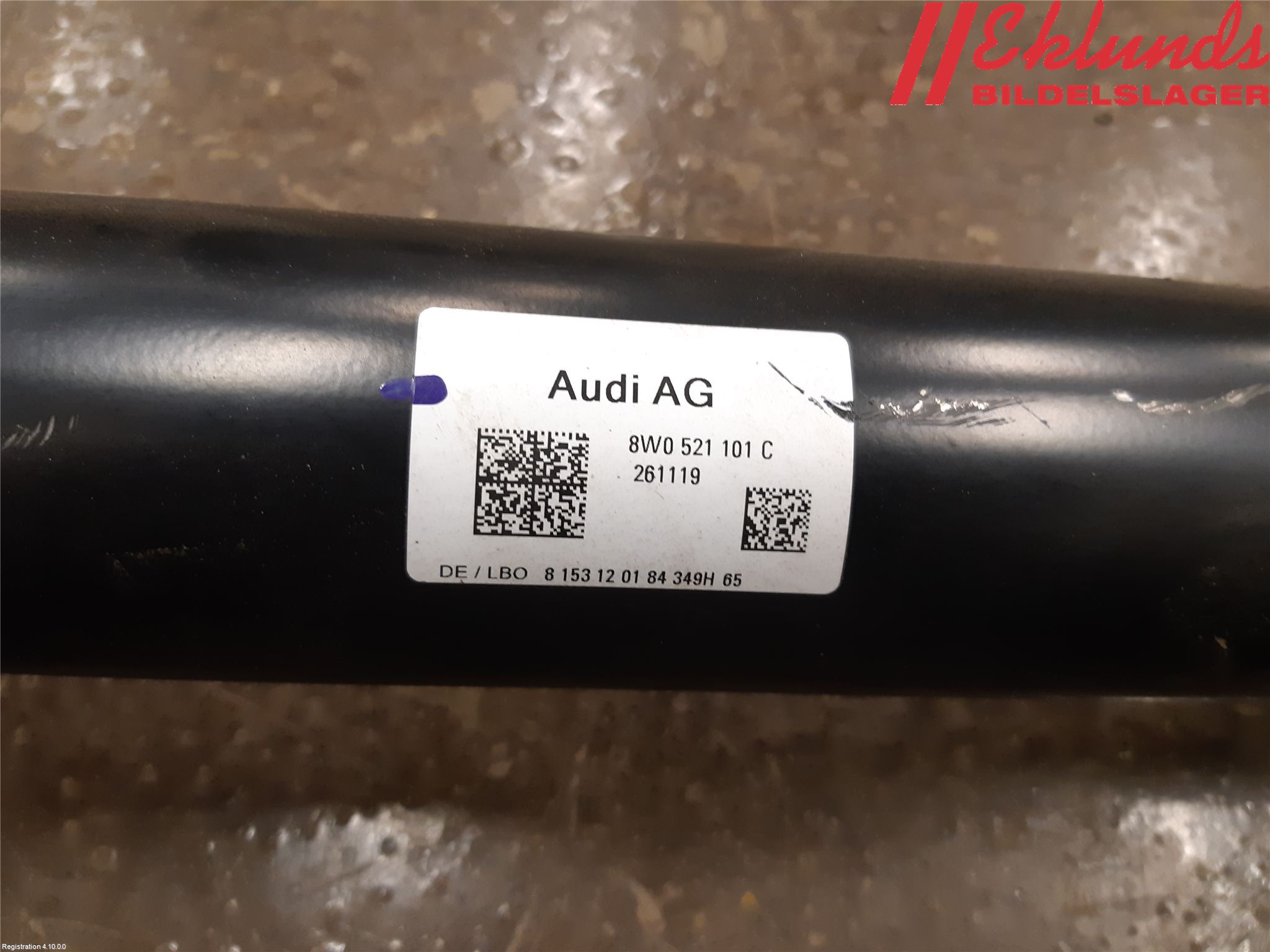 Audi A4/S4 B9 20- Mellanaxel Komp