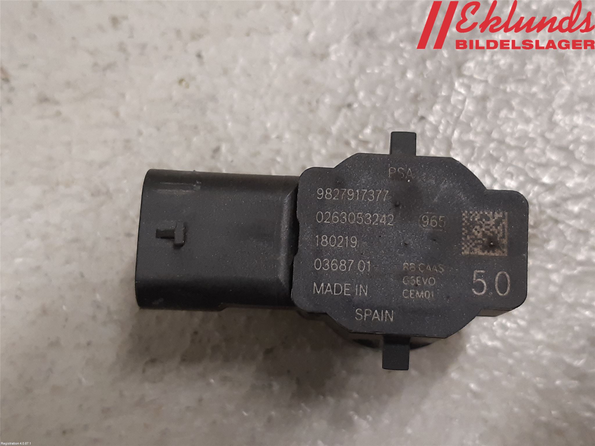 Peugeot 3008 17-24 Parkeringshjälp Backsensor