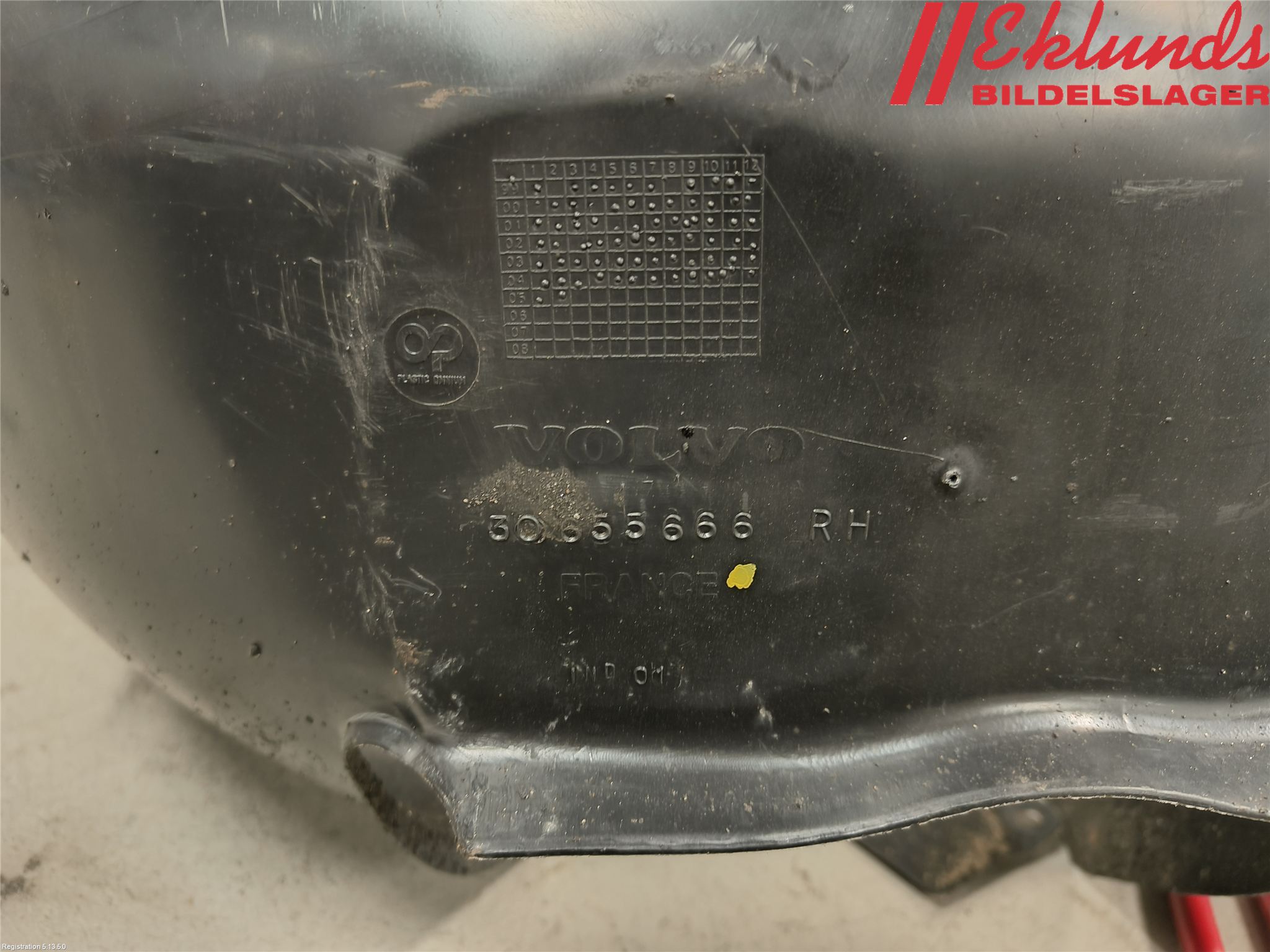Volvo V70 05-08 Skärm Inner