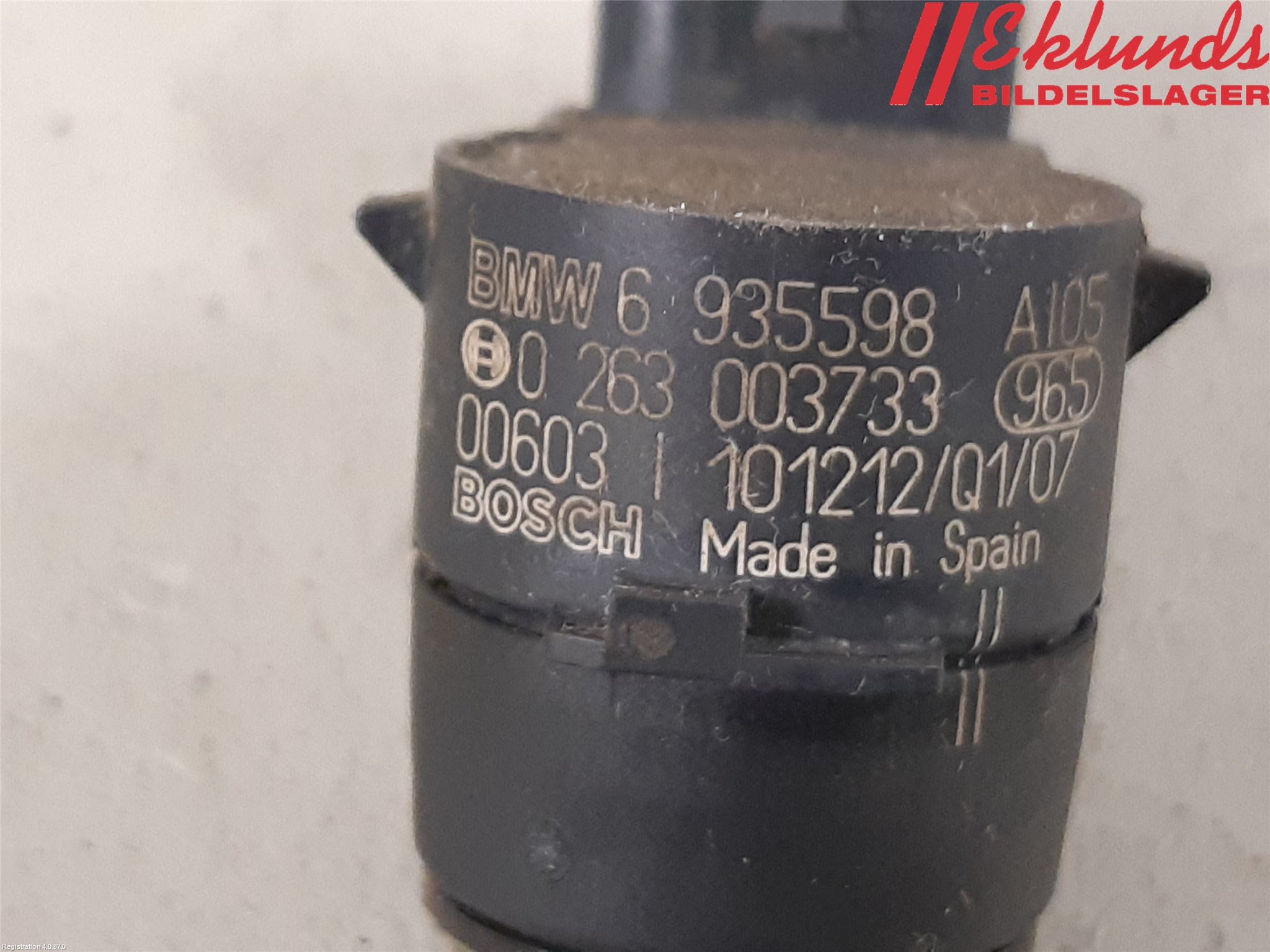 BMW 3 E90/91 SED/TOU 05-12 Parkeringshjälp Backsensor