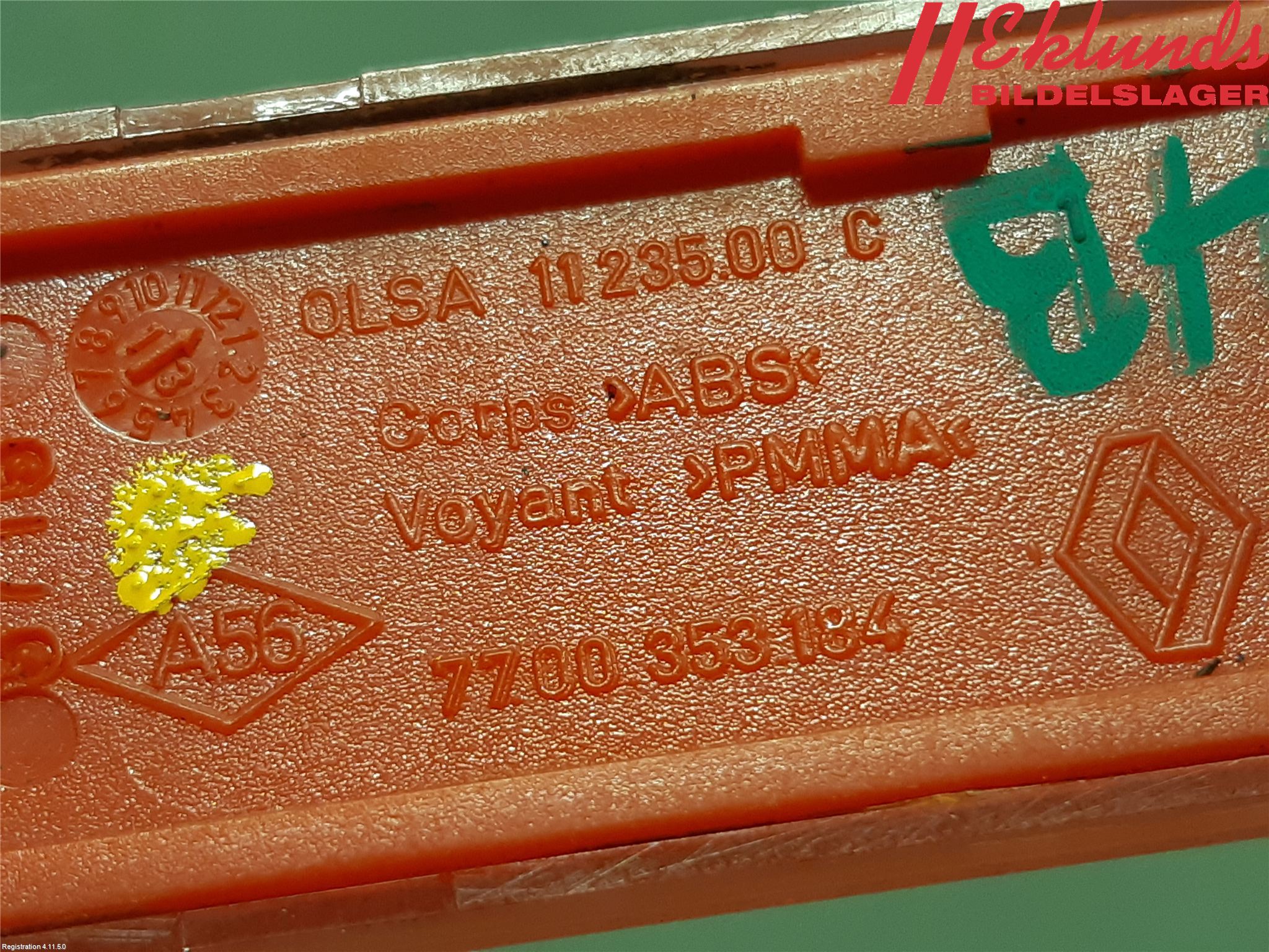 Renault TRAFIC/E-TECH 15- Dimljus/Reflex Bak