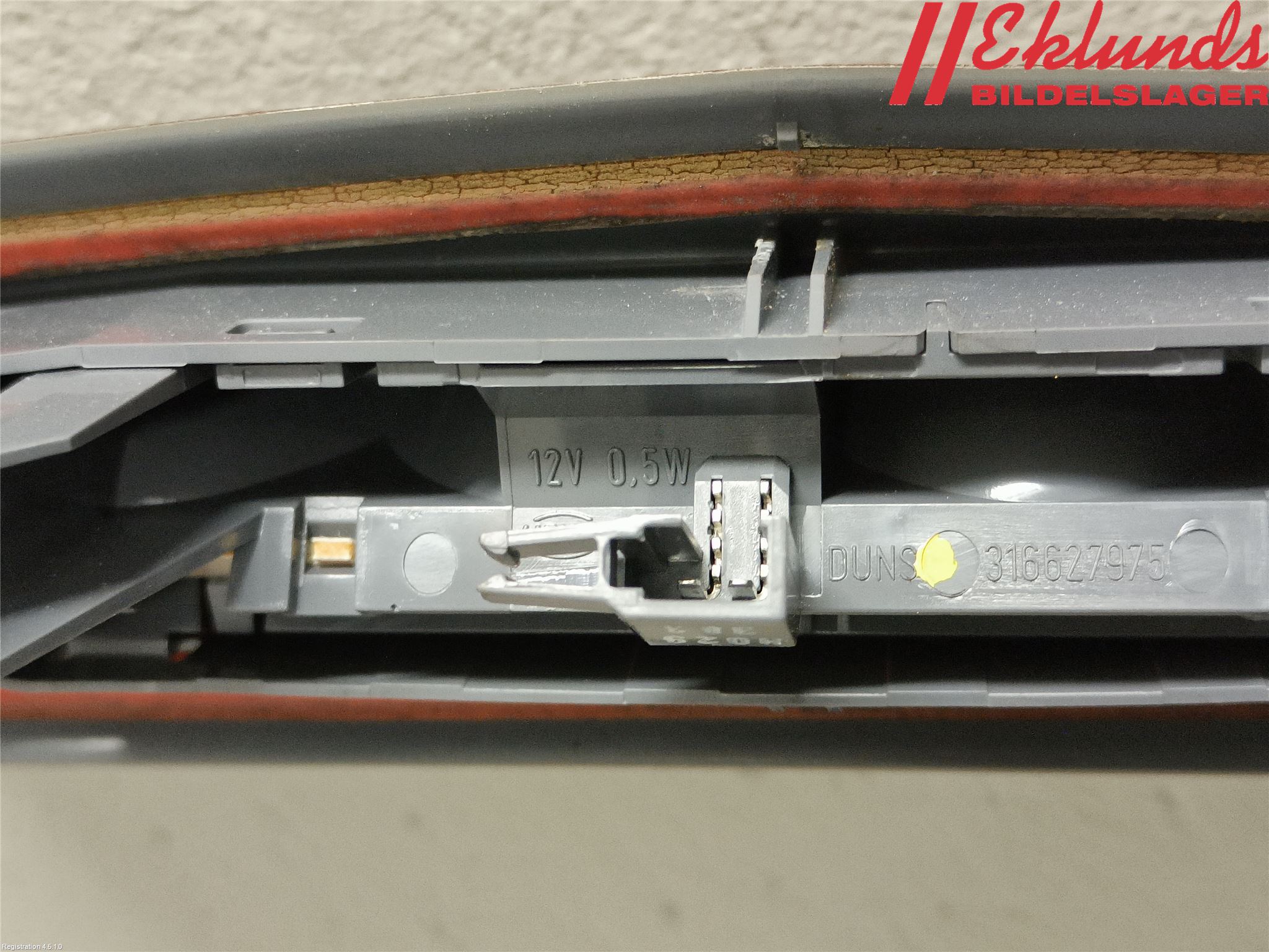 Opel CORSA D 07-14 Bromsljus Bakruta