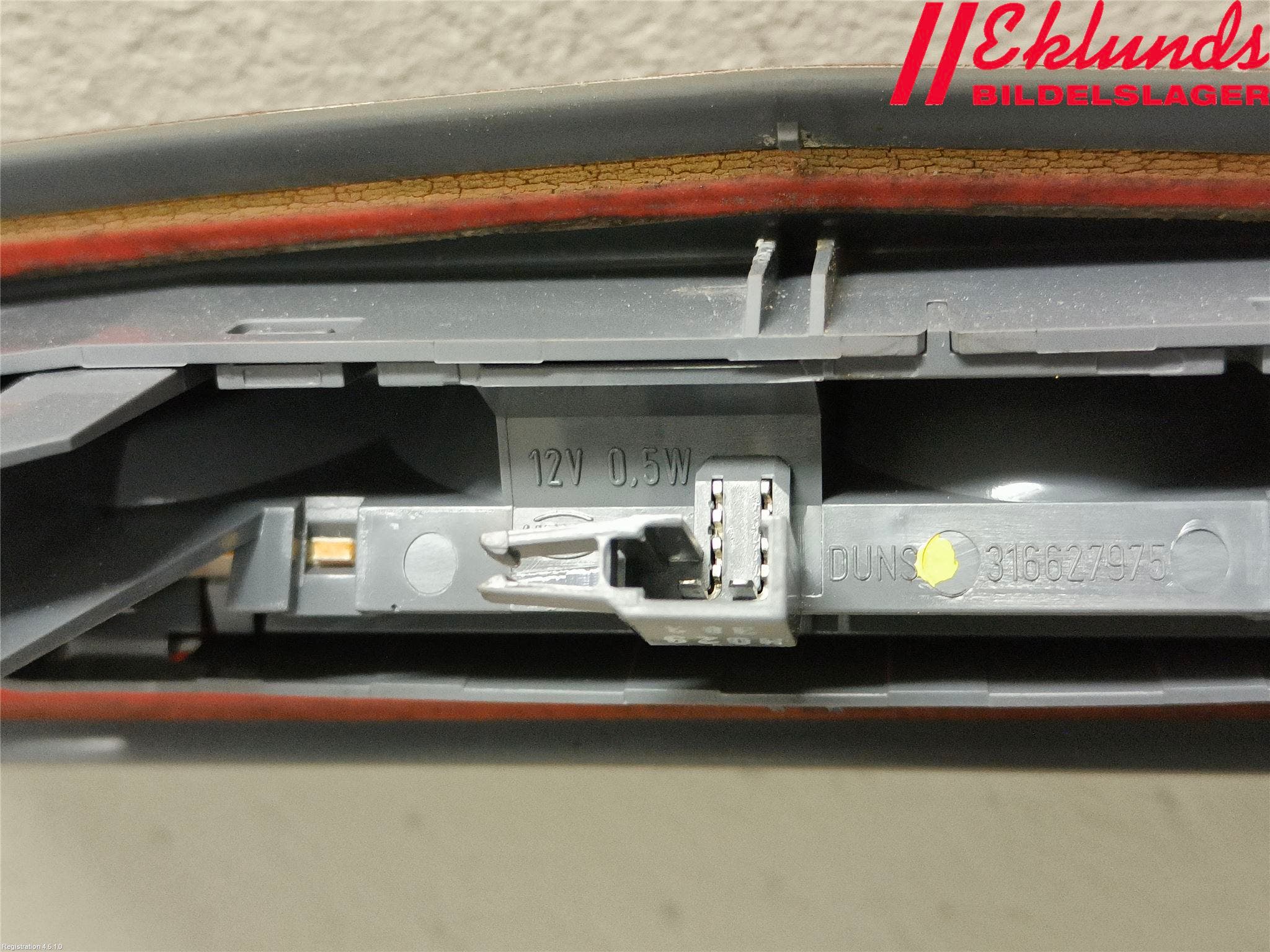 Opel CORSA D 07-14 Bromsljus Bakruta