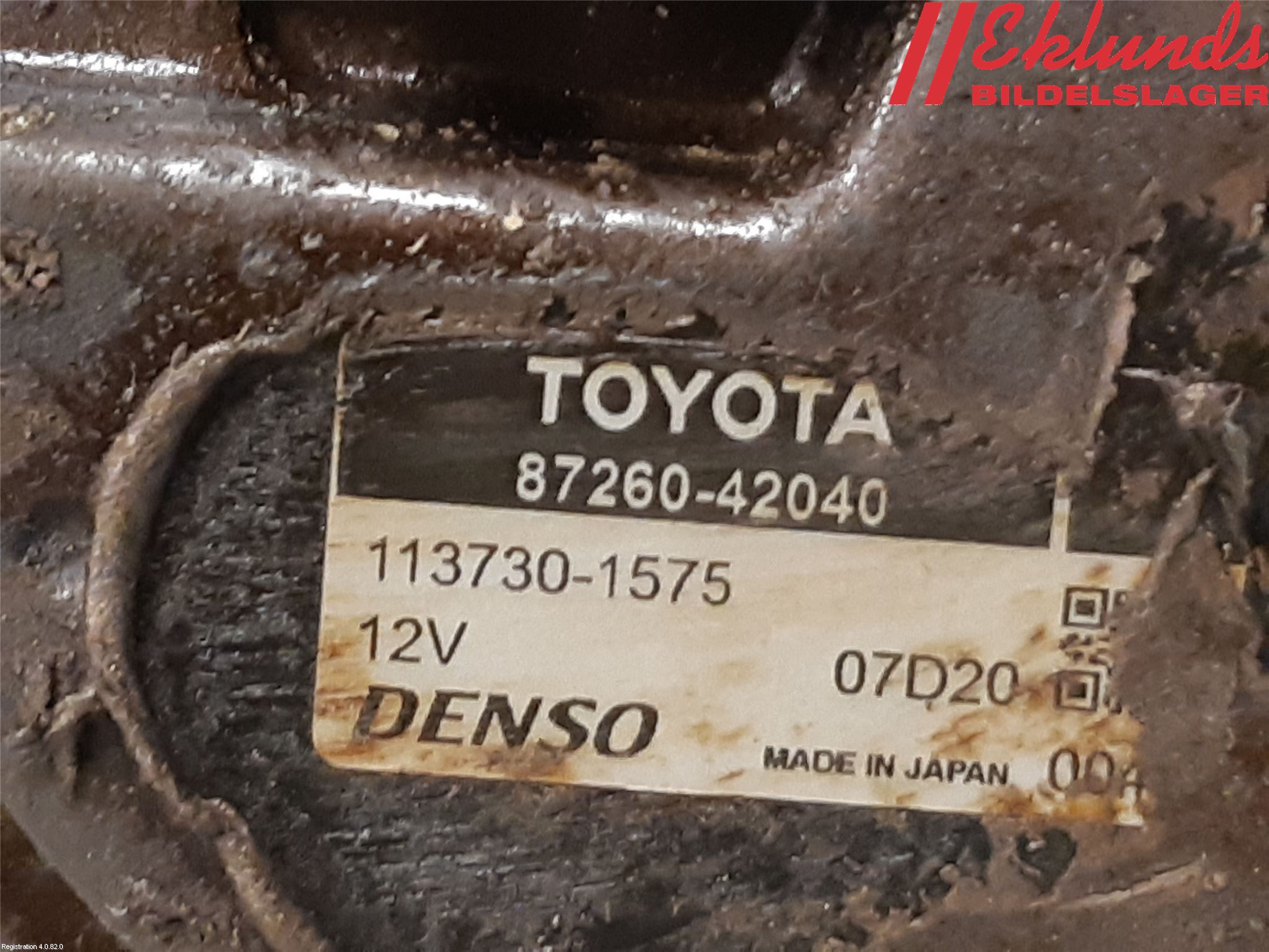 Toyota RAV4 19- Värme Cirkulationspump