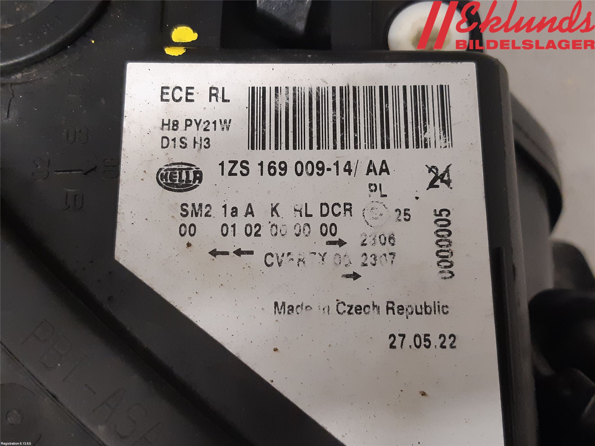 BMW 5 E60/61 Sed/Tou 02-10 Strålkastare Höger