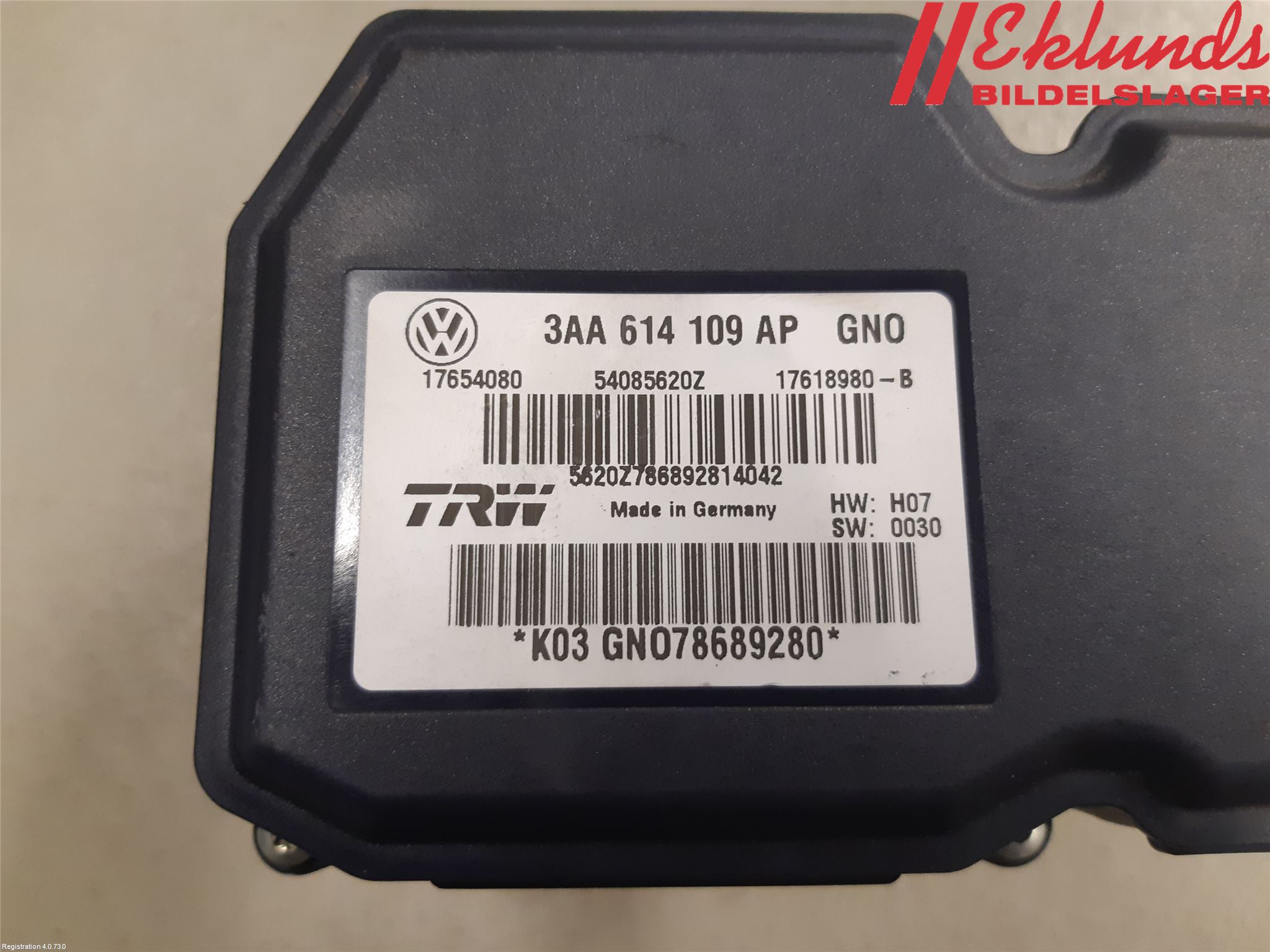 Volkswagen VW PASSAT 11-14 Abs Hydraulaggregat