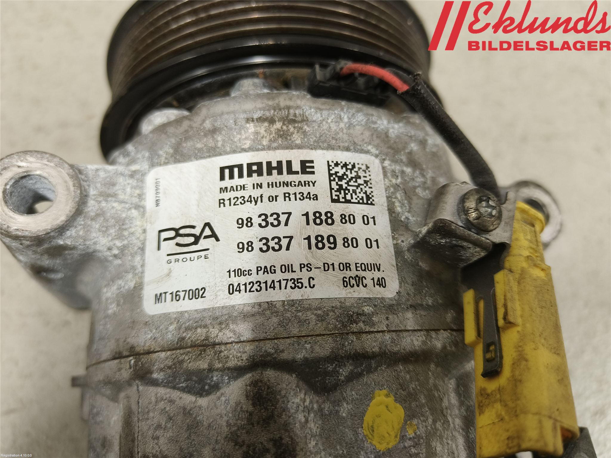 Peugeot 308/E-308 21- Ac Kompressor