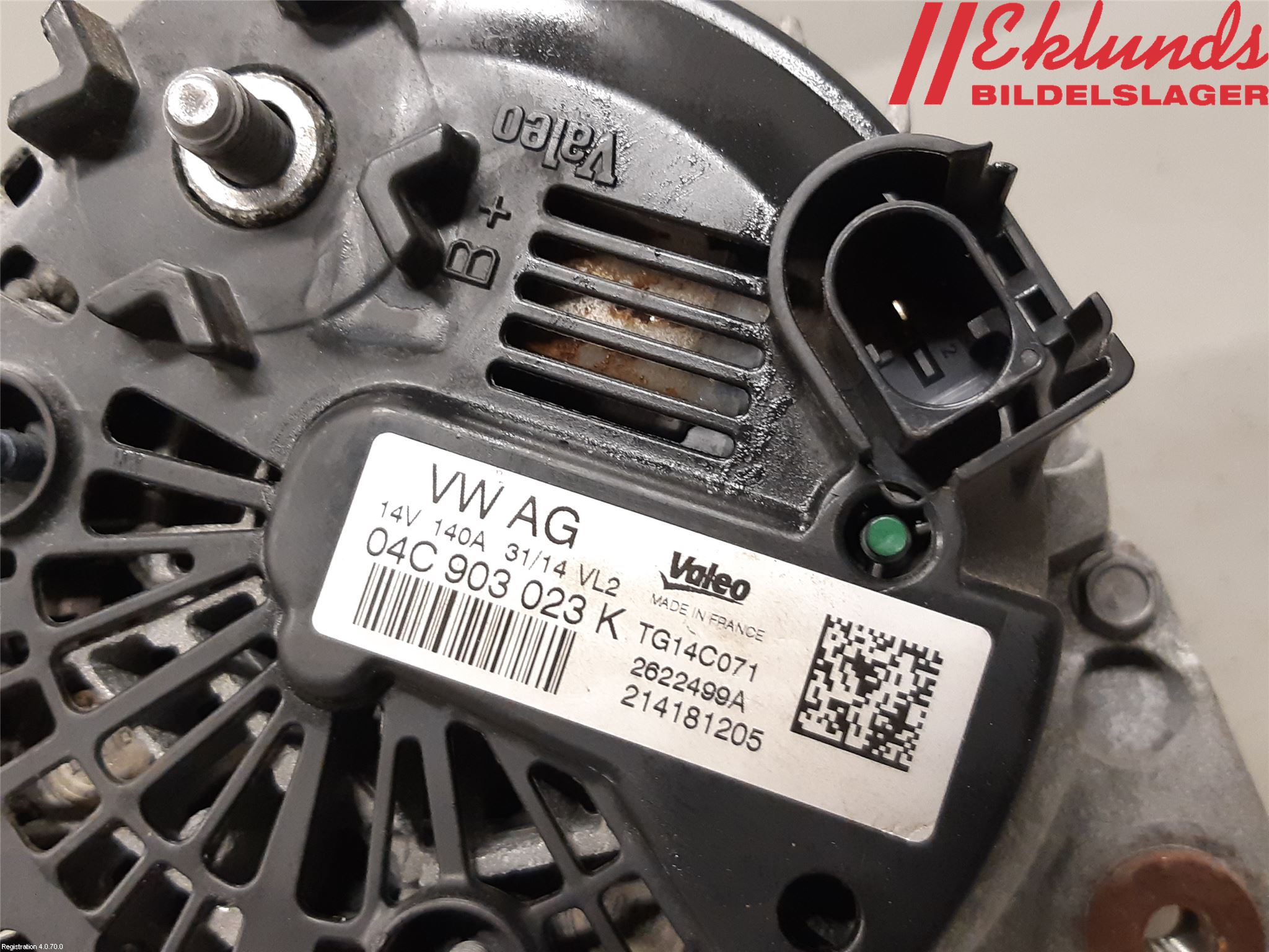 Volkswagen VW GOLF / E-GOLF VII 13-20 Generator