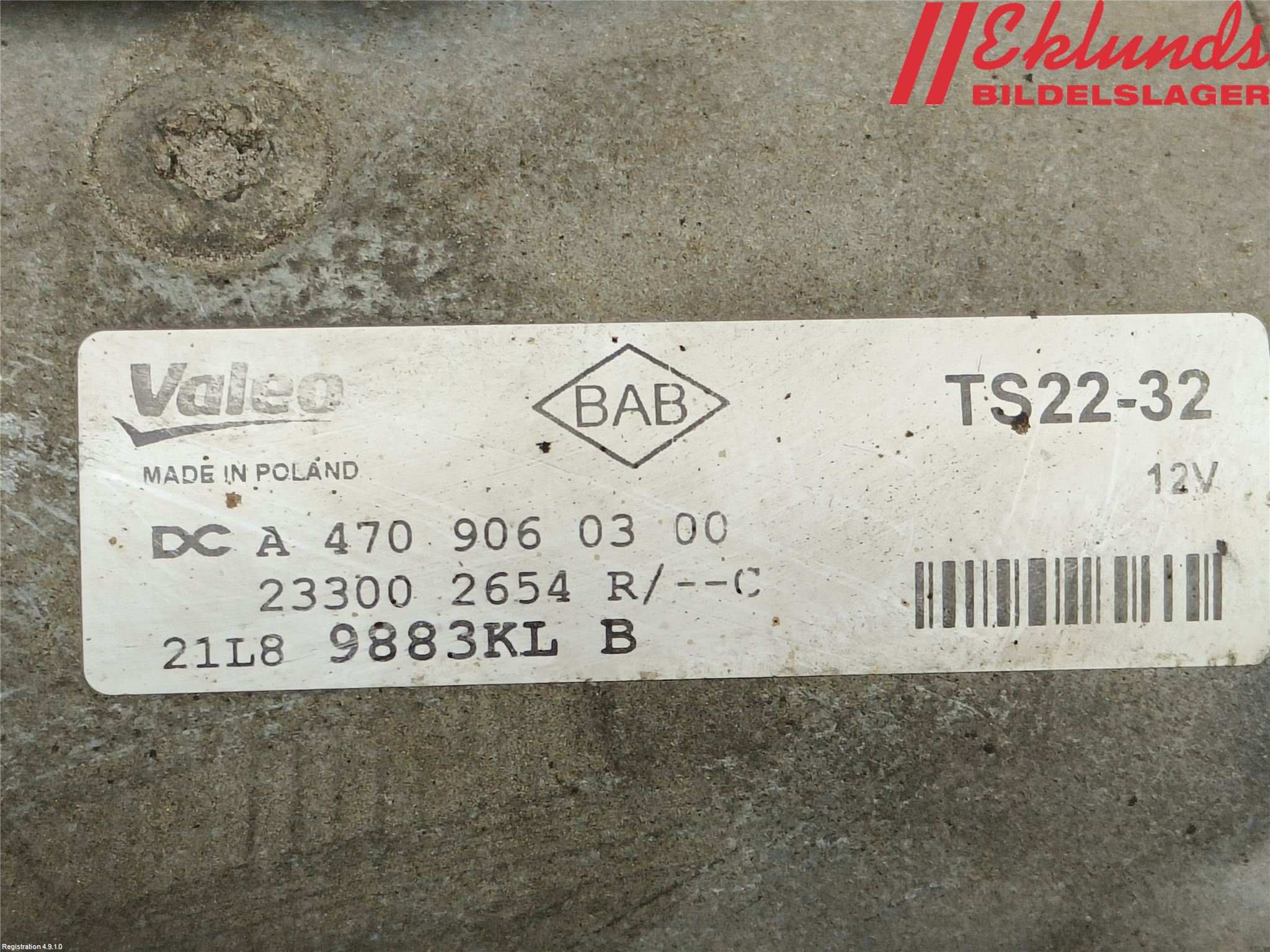 Nissan NAVARA, TREK-1 17-21 Startmotor Diesel