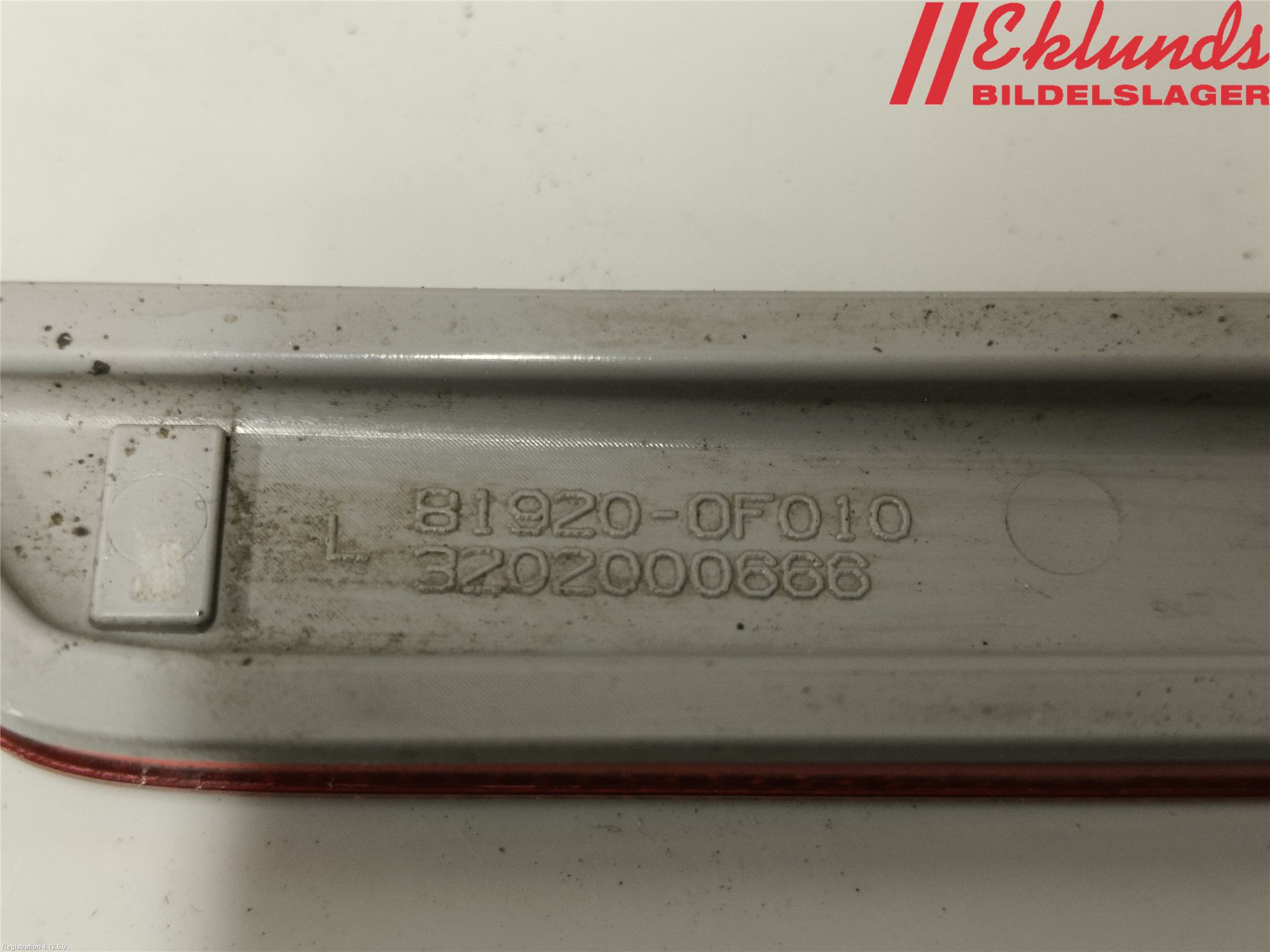 Toyota VERSO 09-18 Dimljus/Reflex Bak