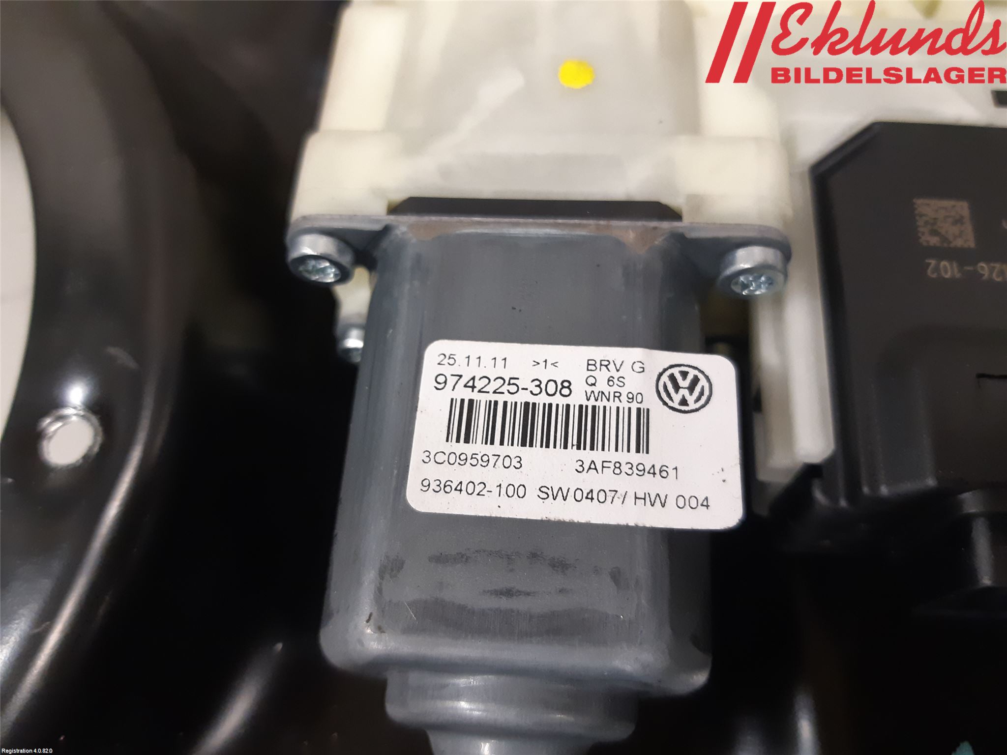 Volkswagen VW PASSAT 11-14 Fönsterhiss El Kompl