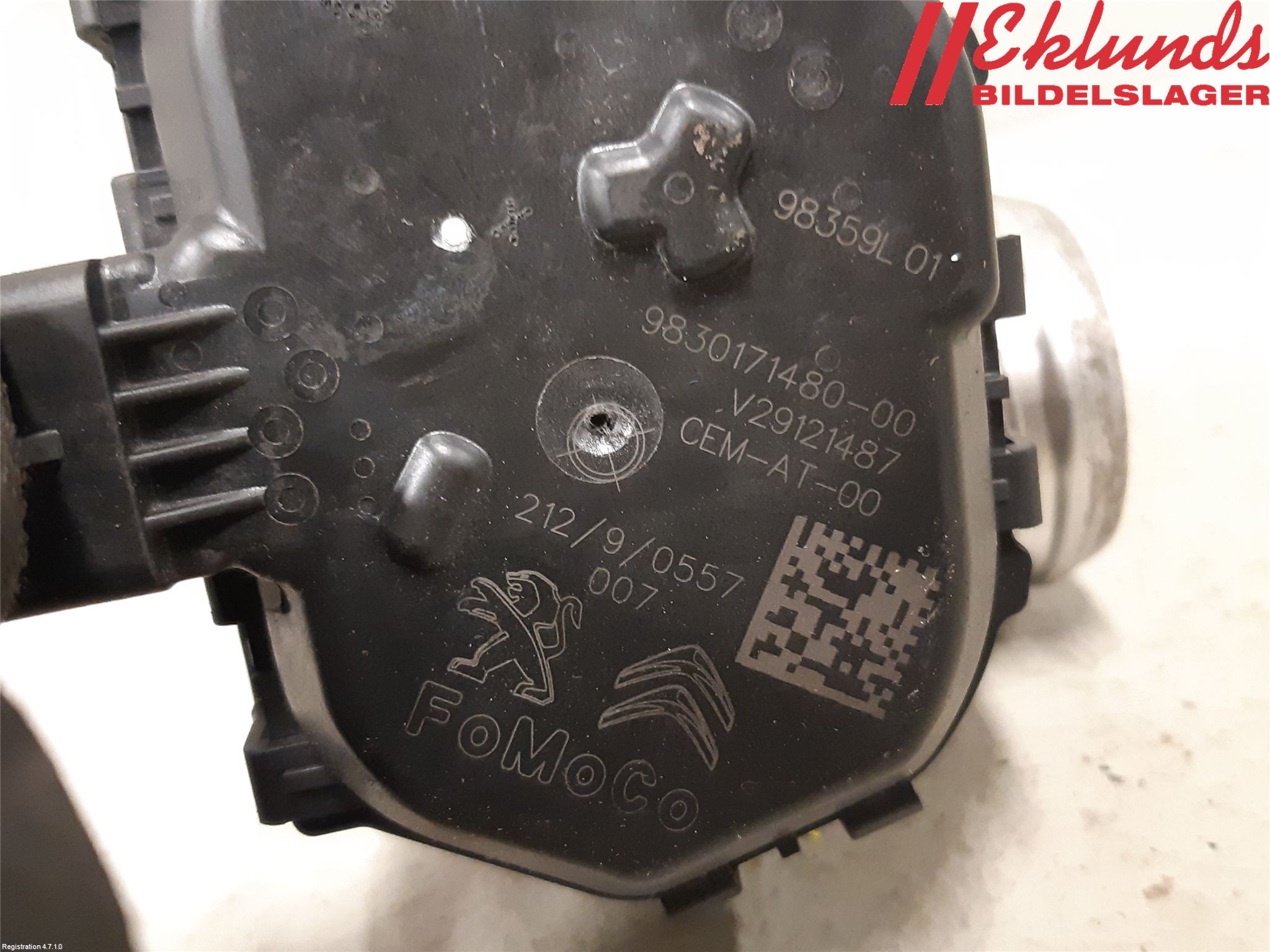 Peugeot 3008 17-24 Injspjällhus