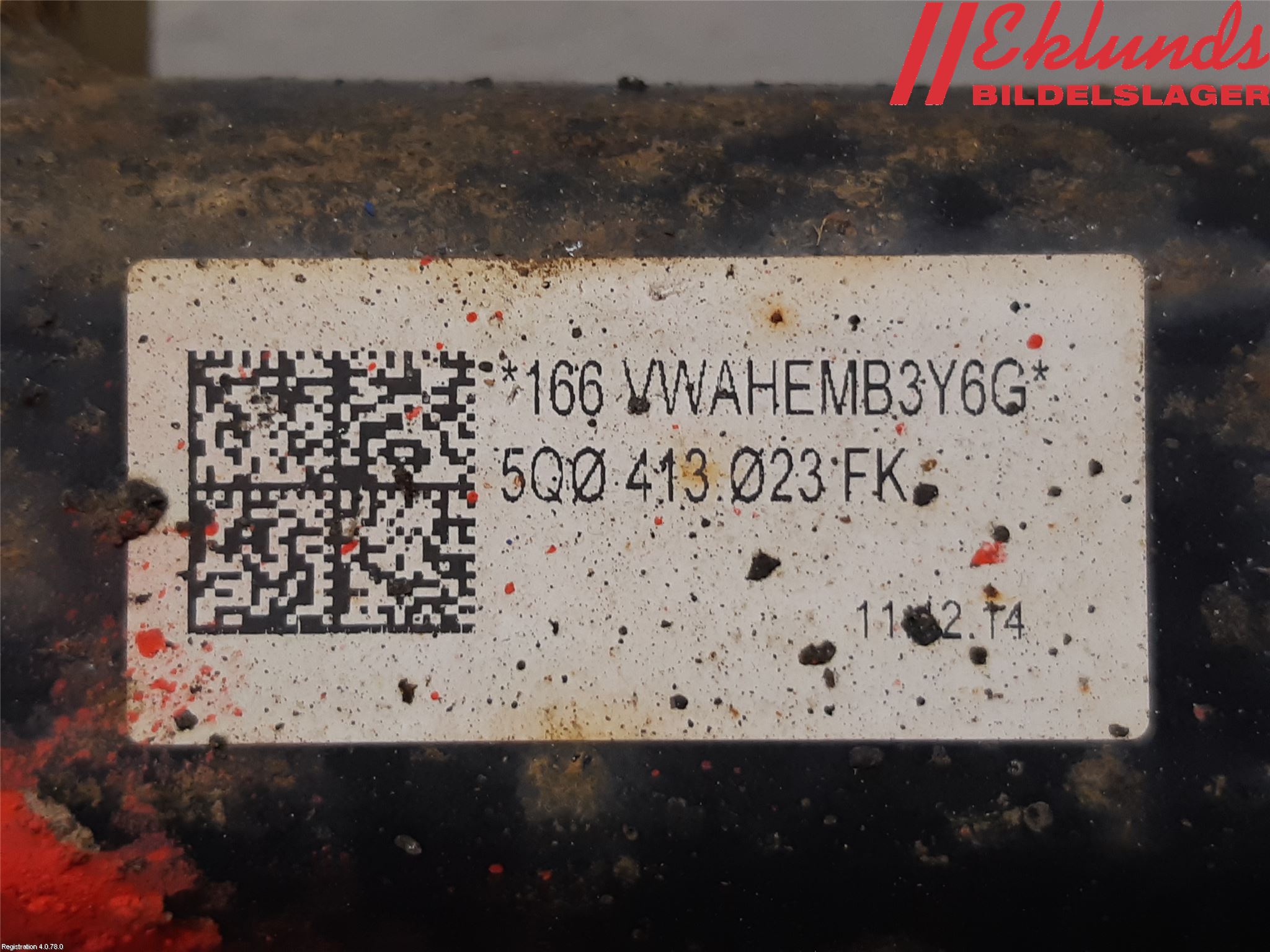 Volkswagen VW GOLF / E-GOLF VII 13-20 Fjäderben Fram Vänster