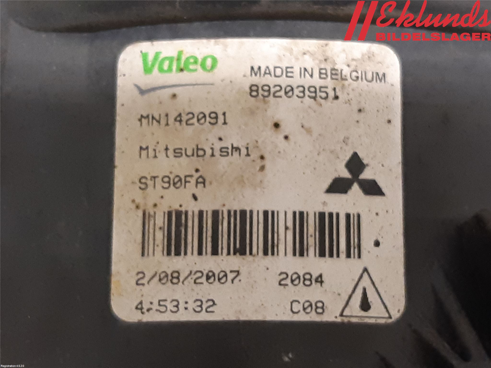 Mitsubishi OUTLANDER 07-12 Dimljus-Varselljus Fram