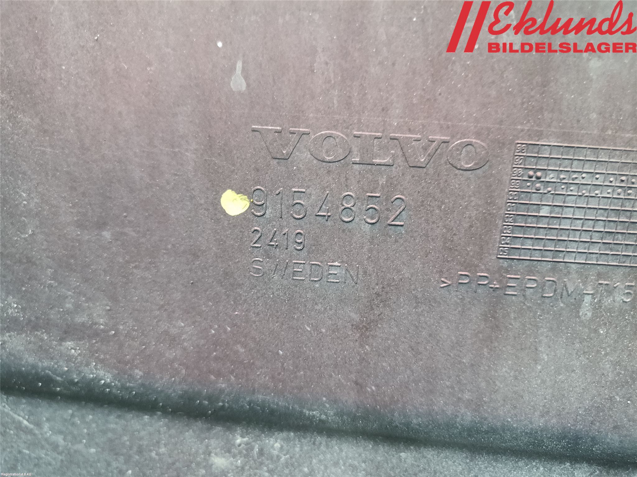 Volvo S80 99-03 Stötfångarbeklädnad Bak
