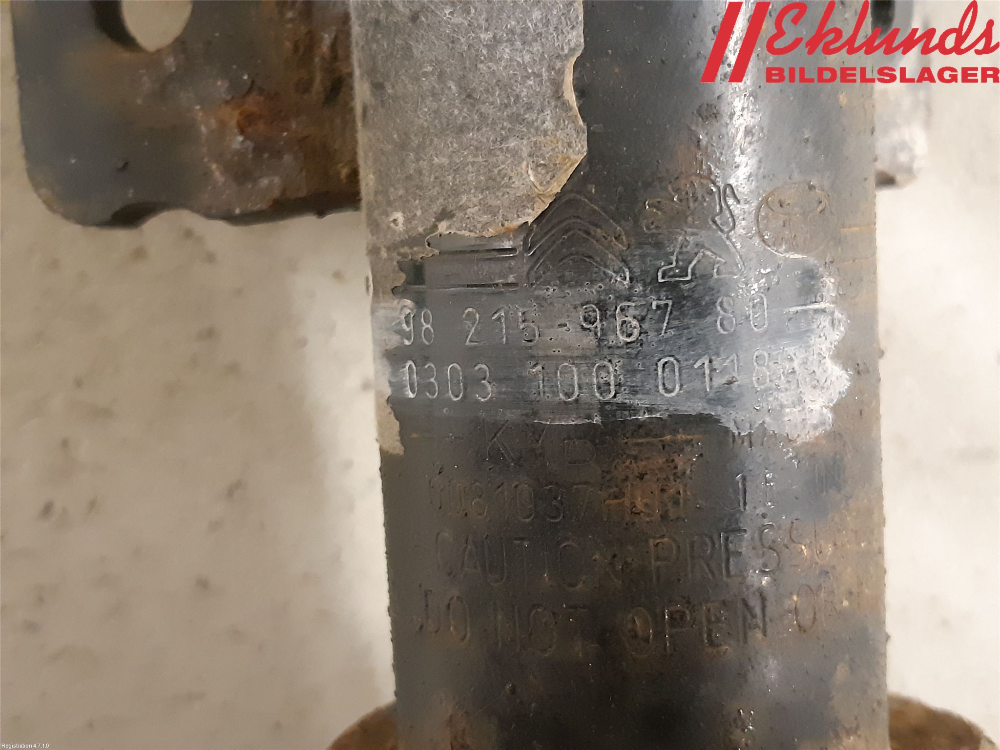 Peugeot EXPERT/E-EXPERT 17- Fjäderben Fram Vänster