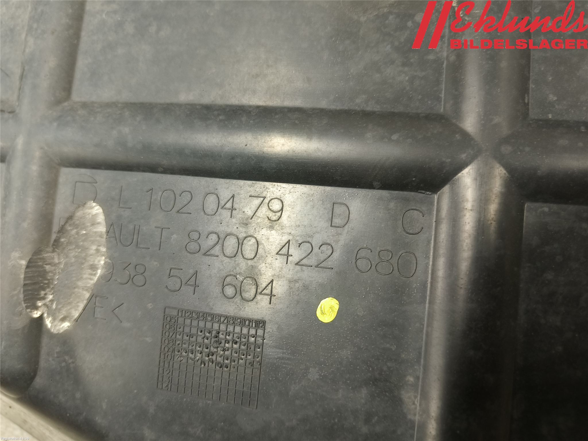 Opel VIVARO 01-14 Deflektor Plåt-Plast Kylning