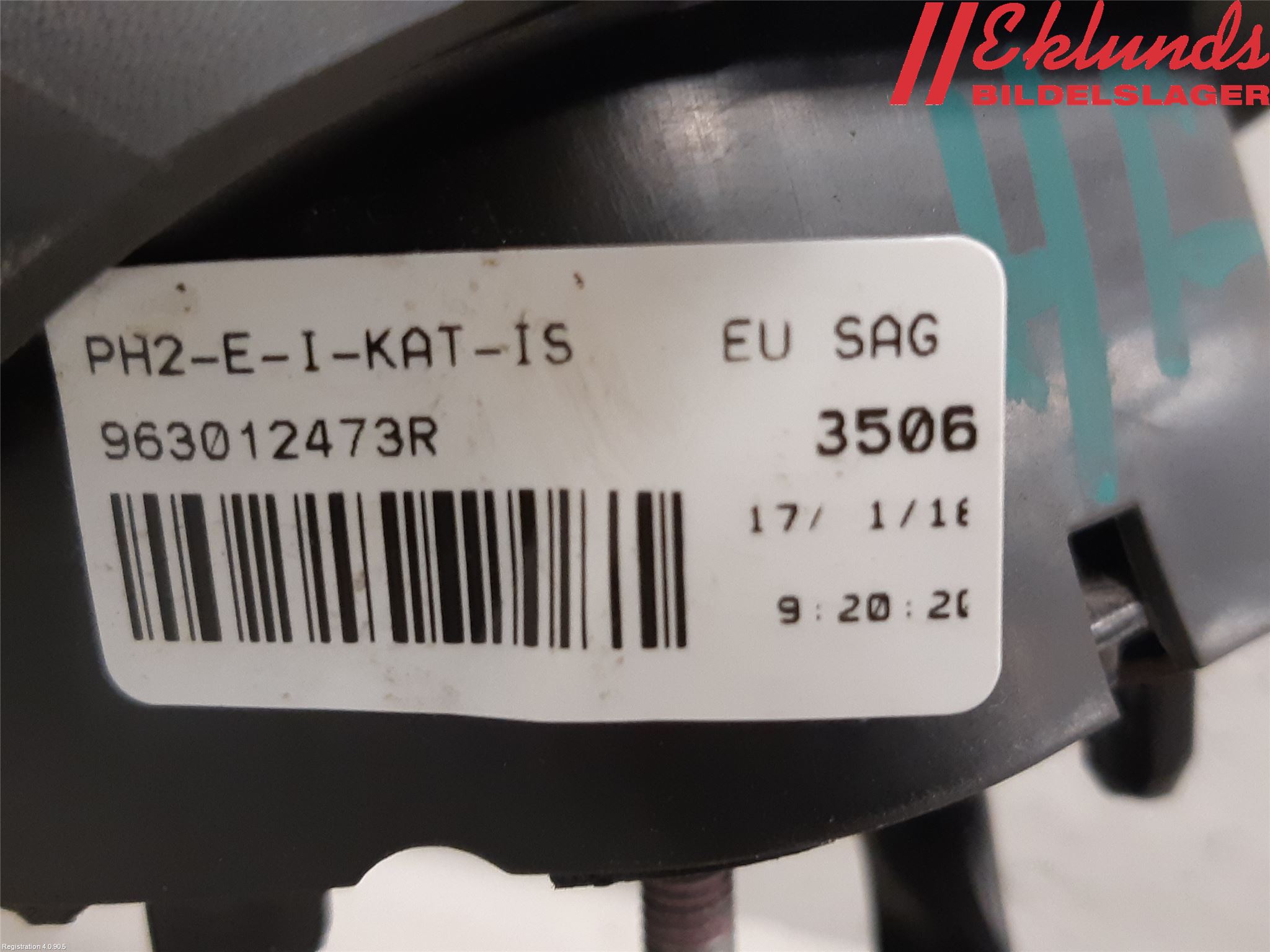 Renault CLIO IV 16-19 Spegel Yttre El Hö