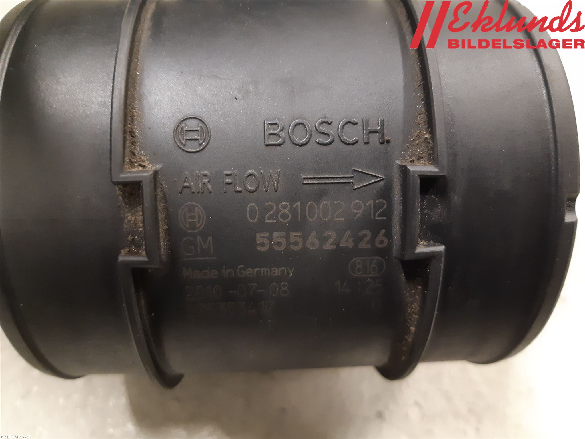 Saab 9-5 10-12 Injluftmassamätare