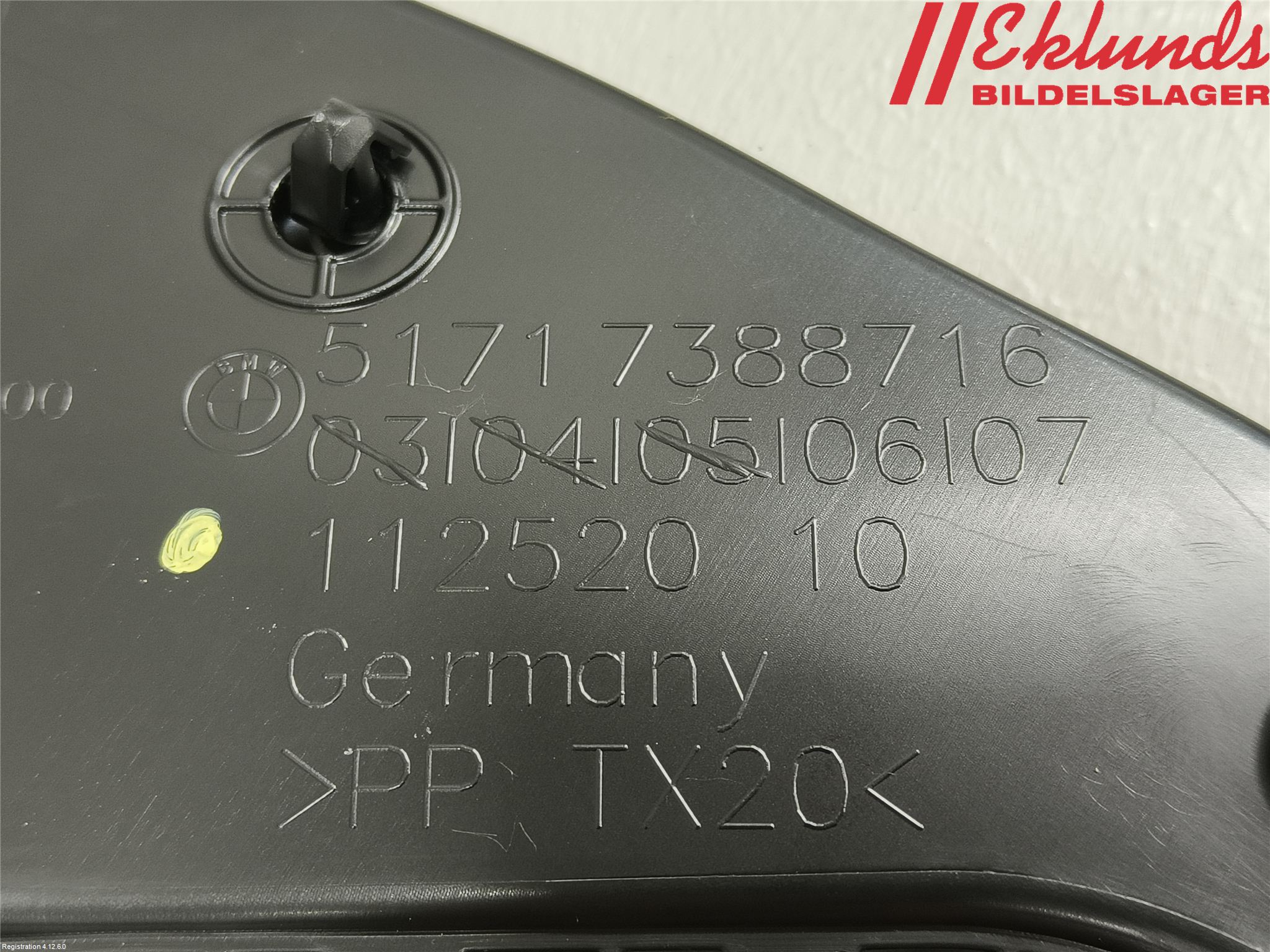 BMW 5 G30/G31/F90 17-23 Täckplast Front