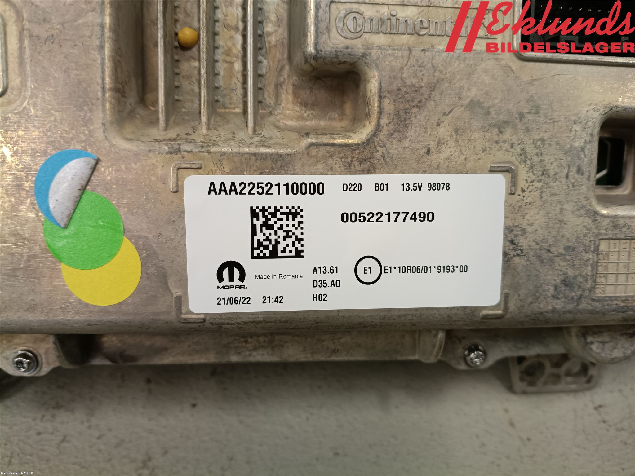 Fiat TIPO/CROSS 16- Instrument Komb
