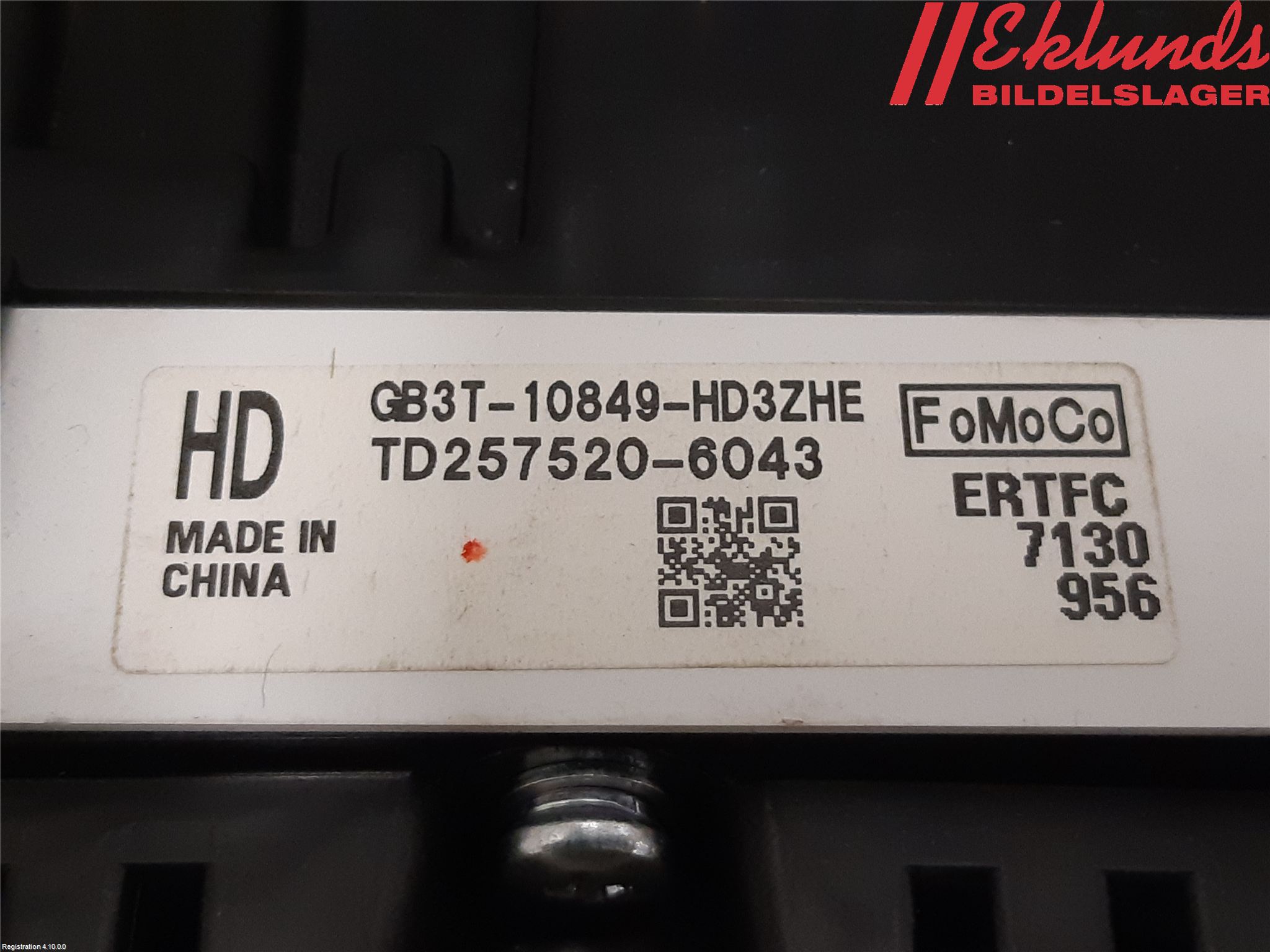 Ford RANGER EU 12-23 Instrument Komb