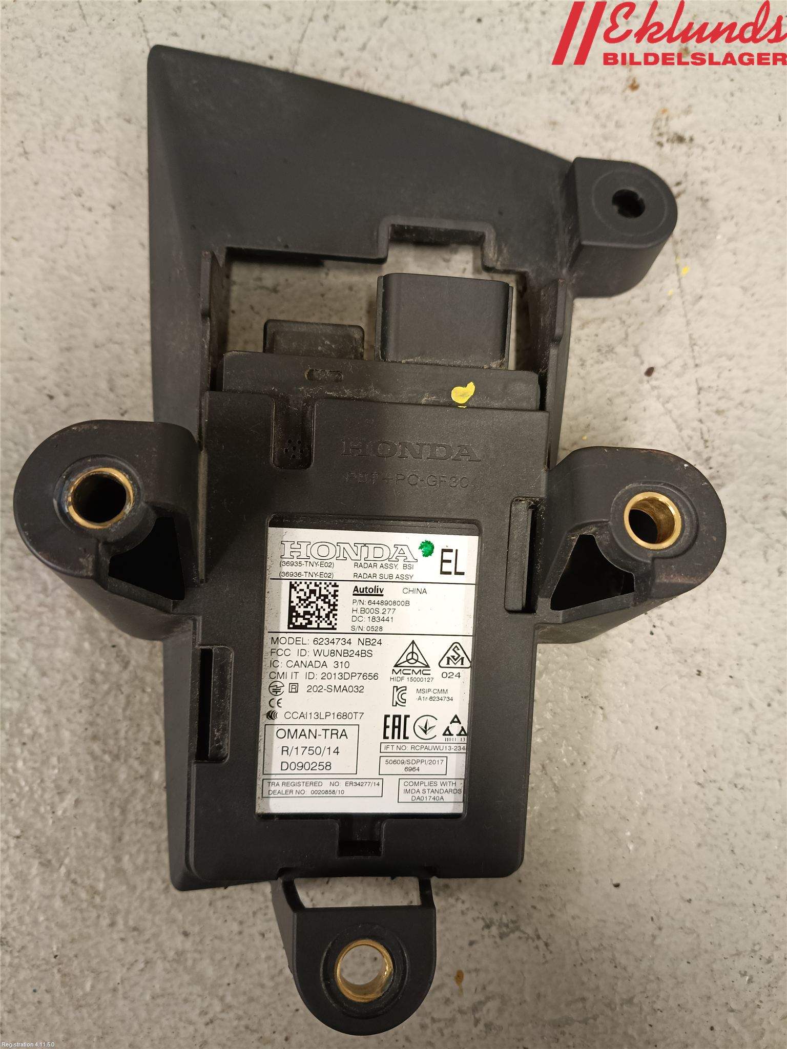 Honda CR-V 19-22 Sensor Aktivt Kollisionsskydd